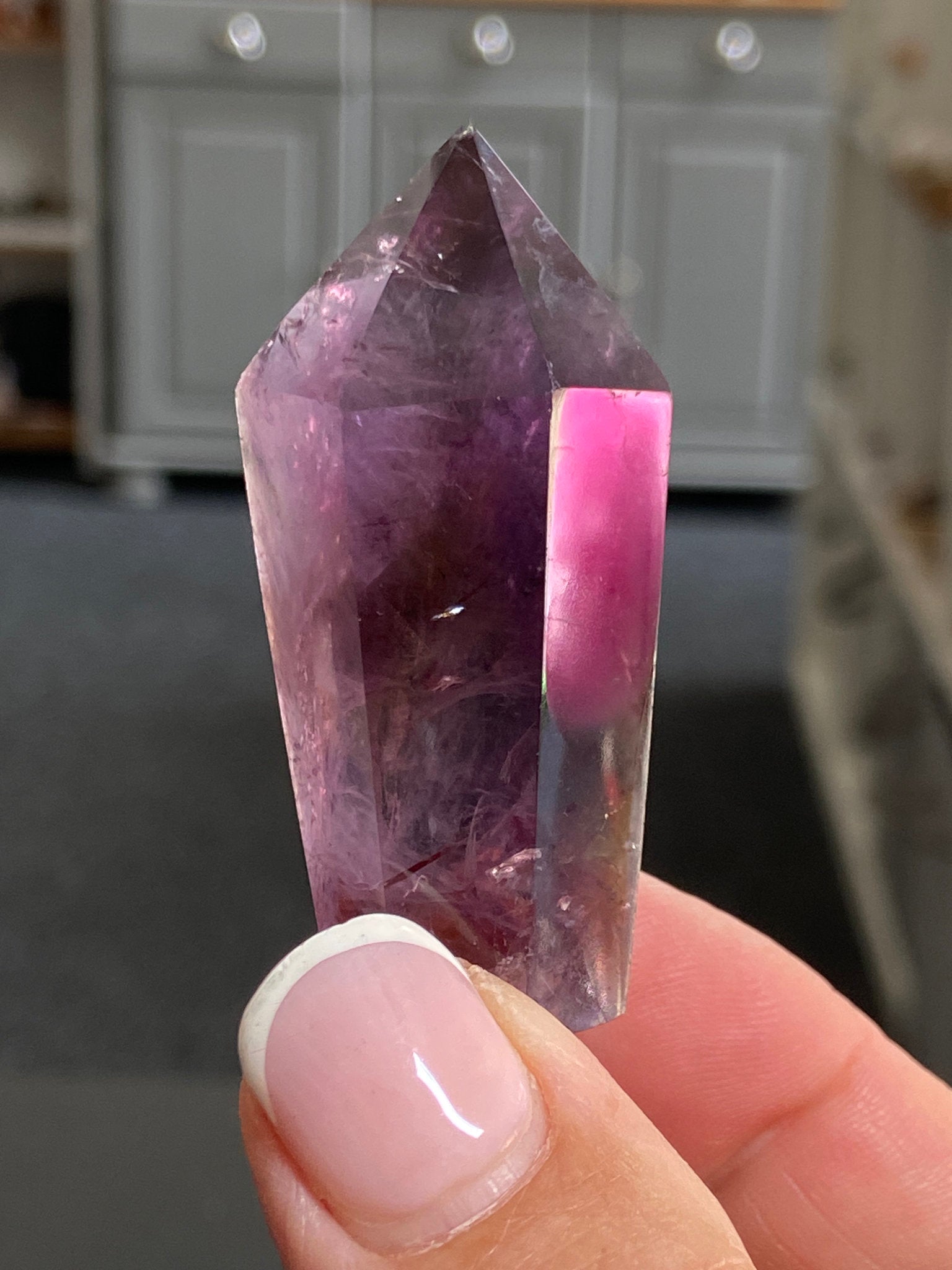 🔮 Smoky Amethyst Phantom Tower – Brazil