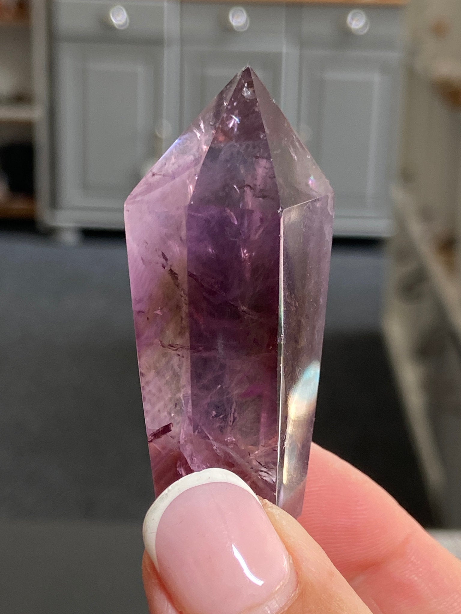 🔮 Smoky Amethyst Phantom Tower – Brazil