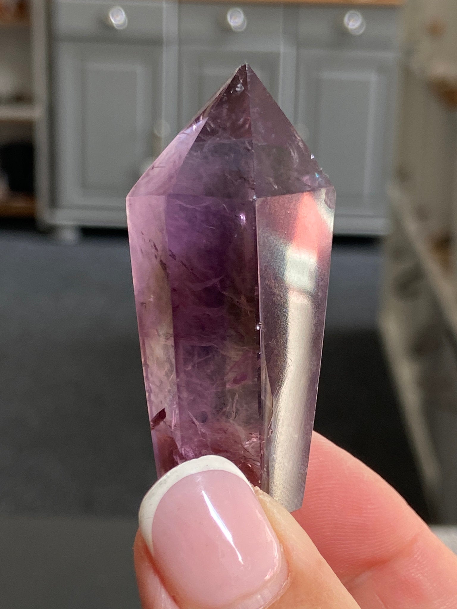 🔮 Smoky Amethyst Phantom Tower – Brazil