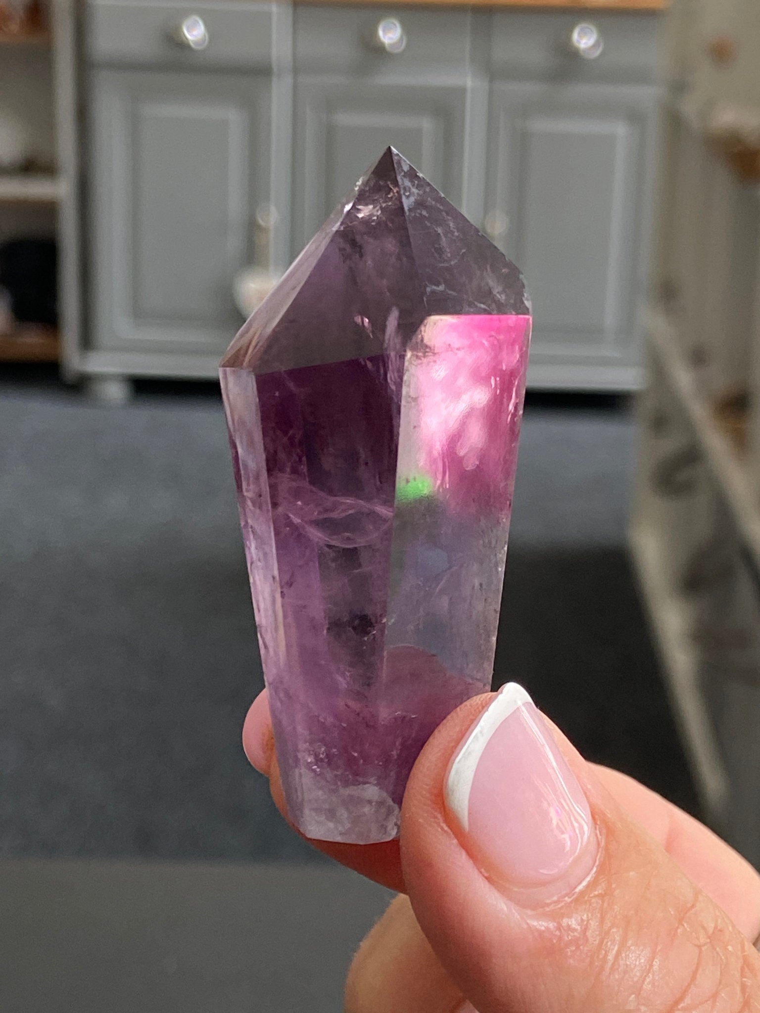 🔮 Smoky Amethyst Phantom Tower – Brazil