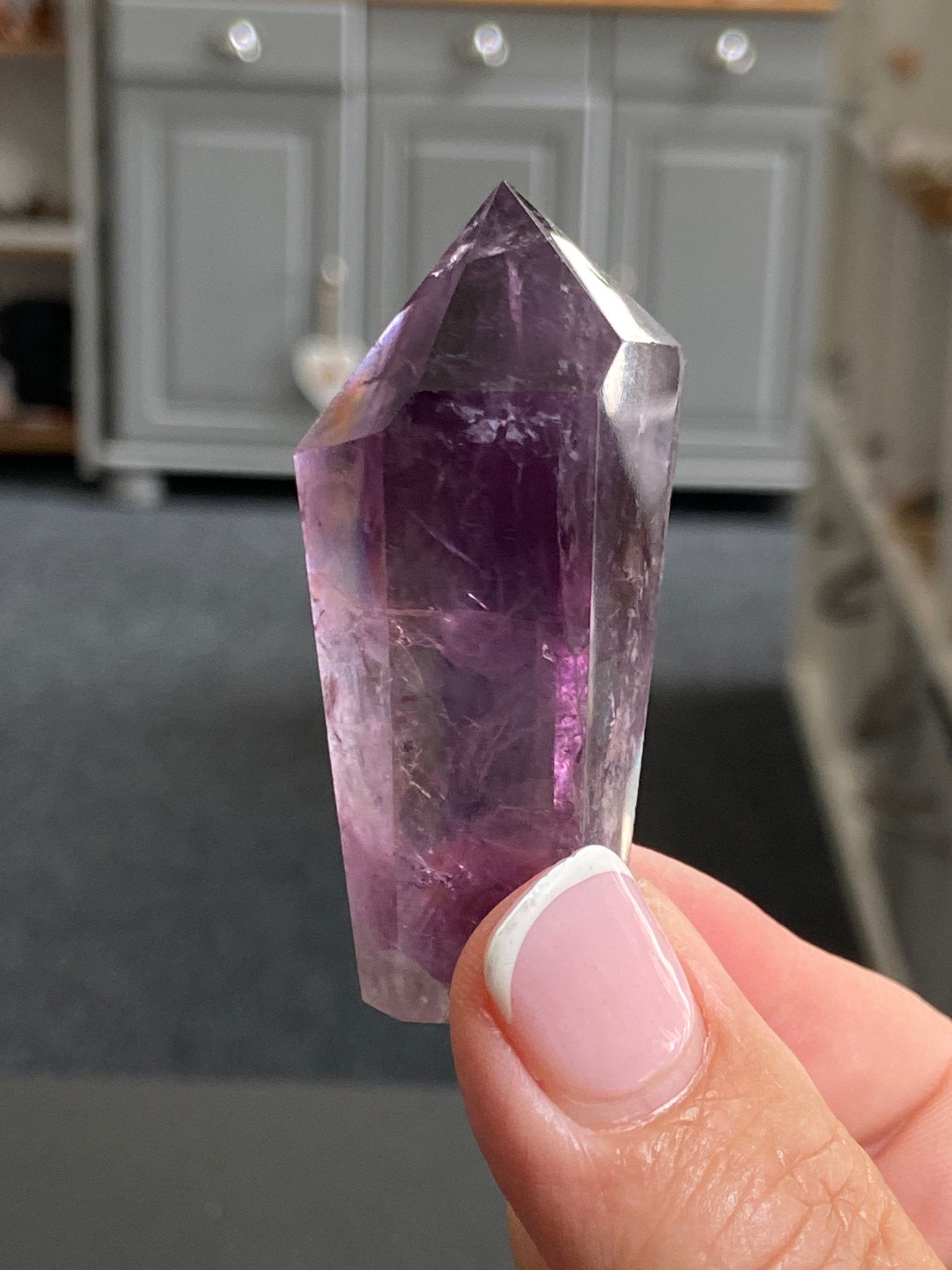 🔮 Smoky Amethyst Phantom Tower – Brazil
