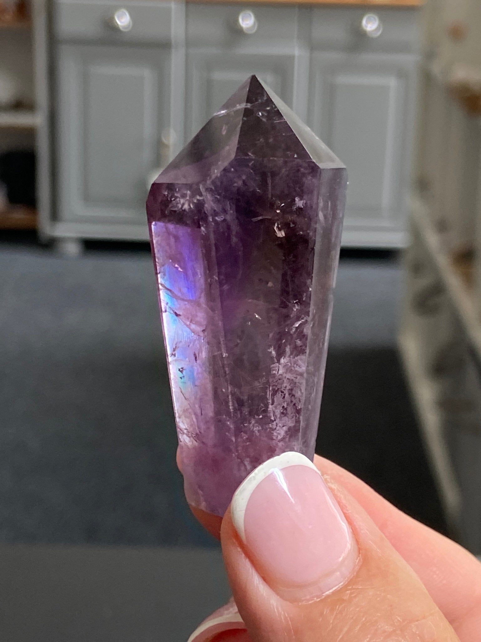 🔮 Smoky Amethyst Phantom Tower – Brazil