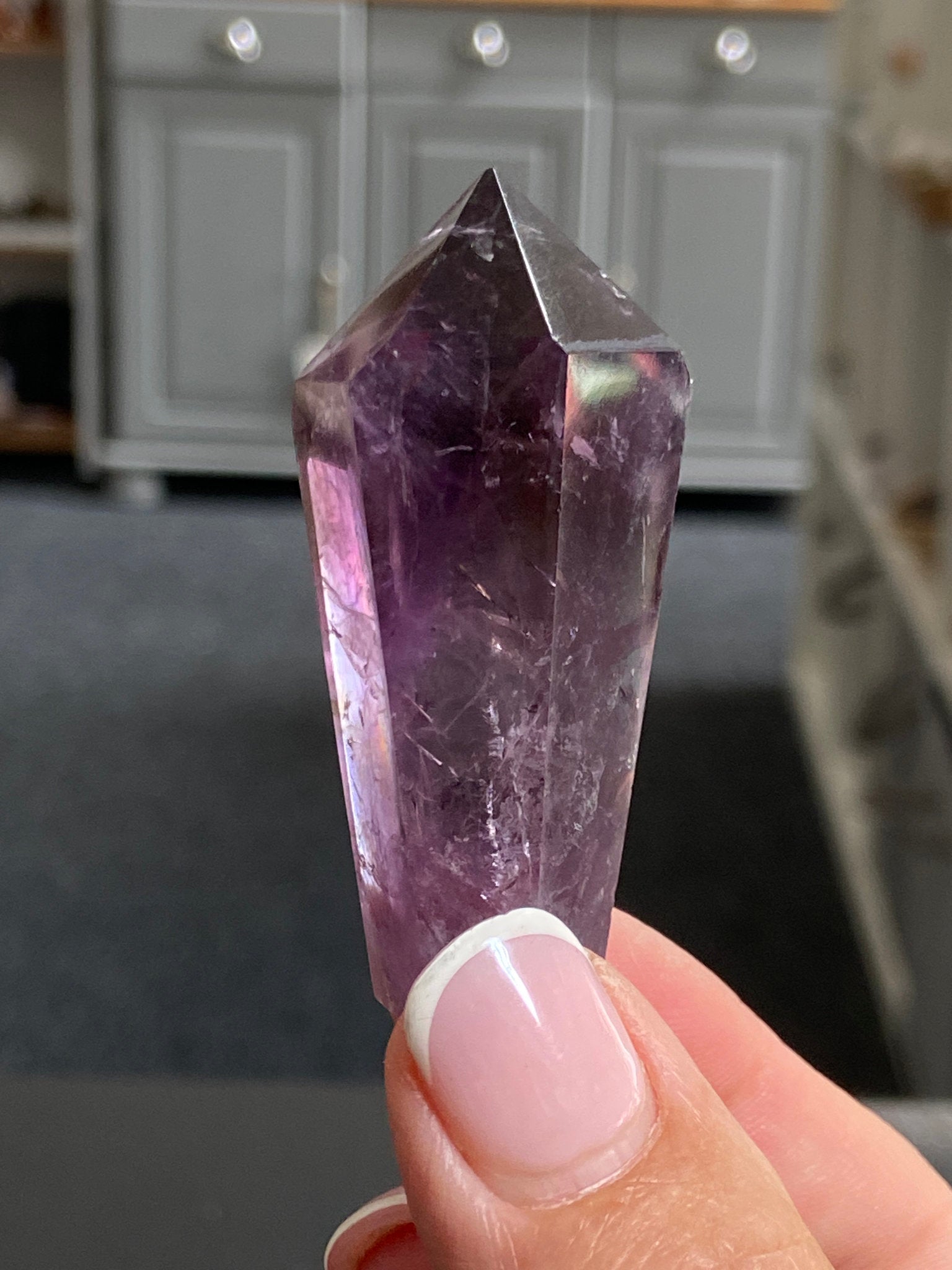 🔮 Smoky Amethyst Phantom Tower – Brazil