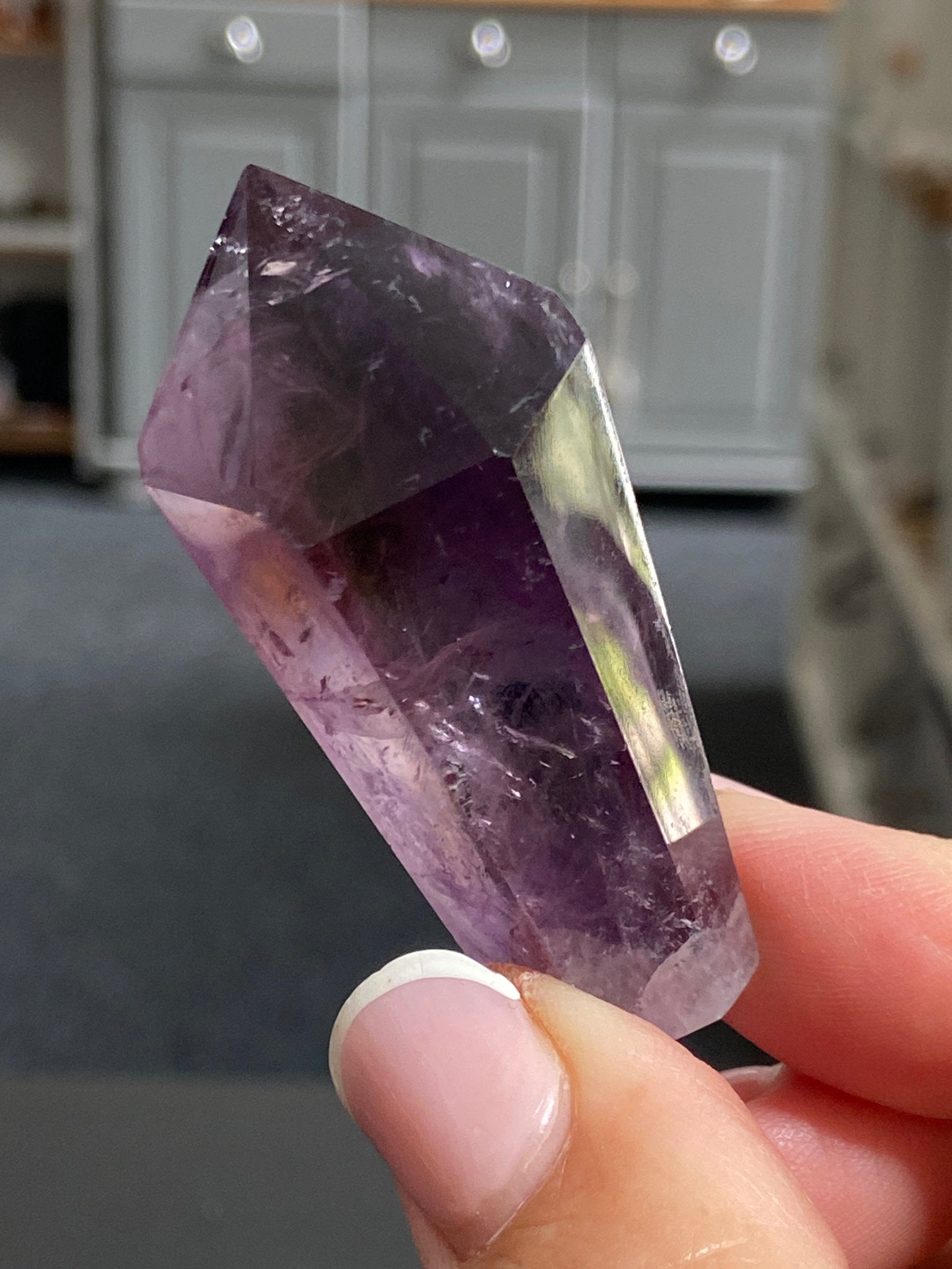 🔮 Smoky Amethyst Phantom Tower – Brazil
