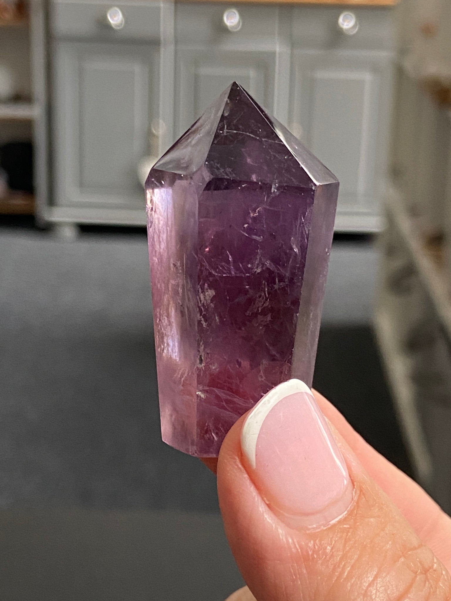 🔮 Smoky Amethyst Phantom Tower – Brazil