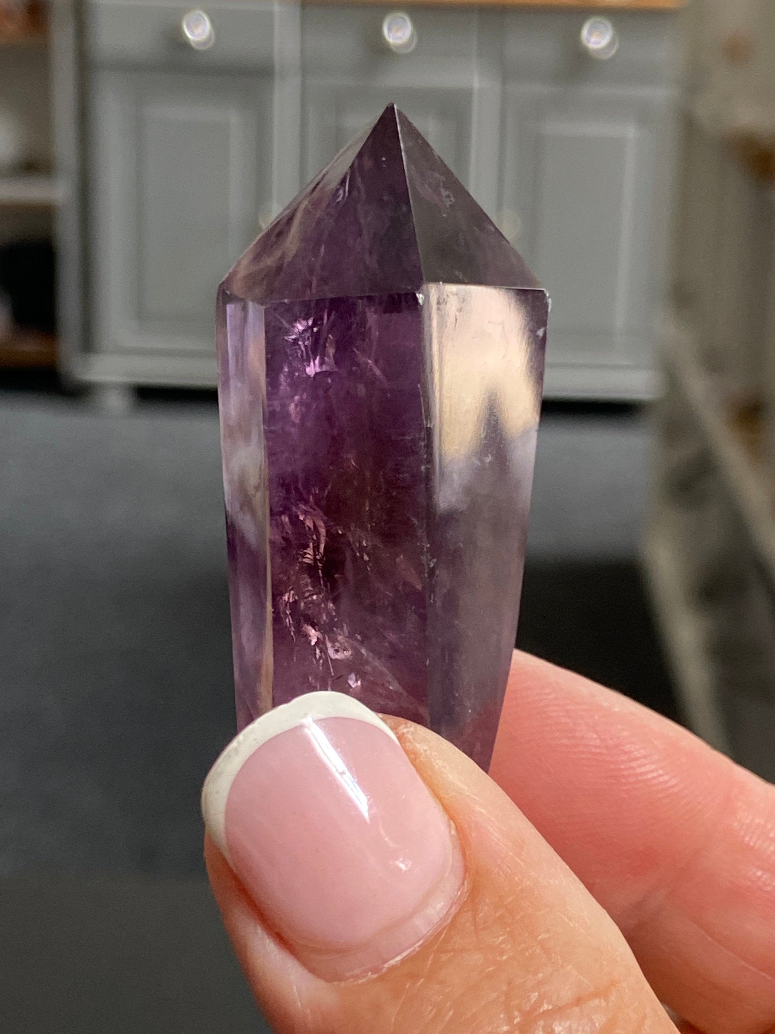 🔮 Smoky Amethyst Phantom Tower – Brazil