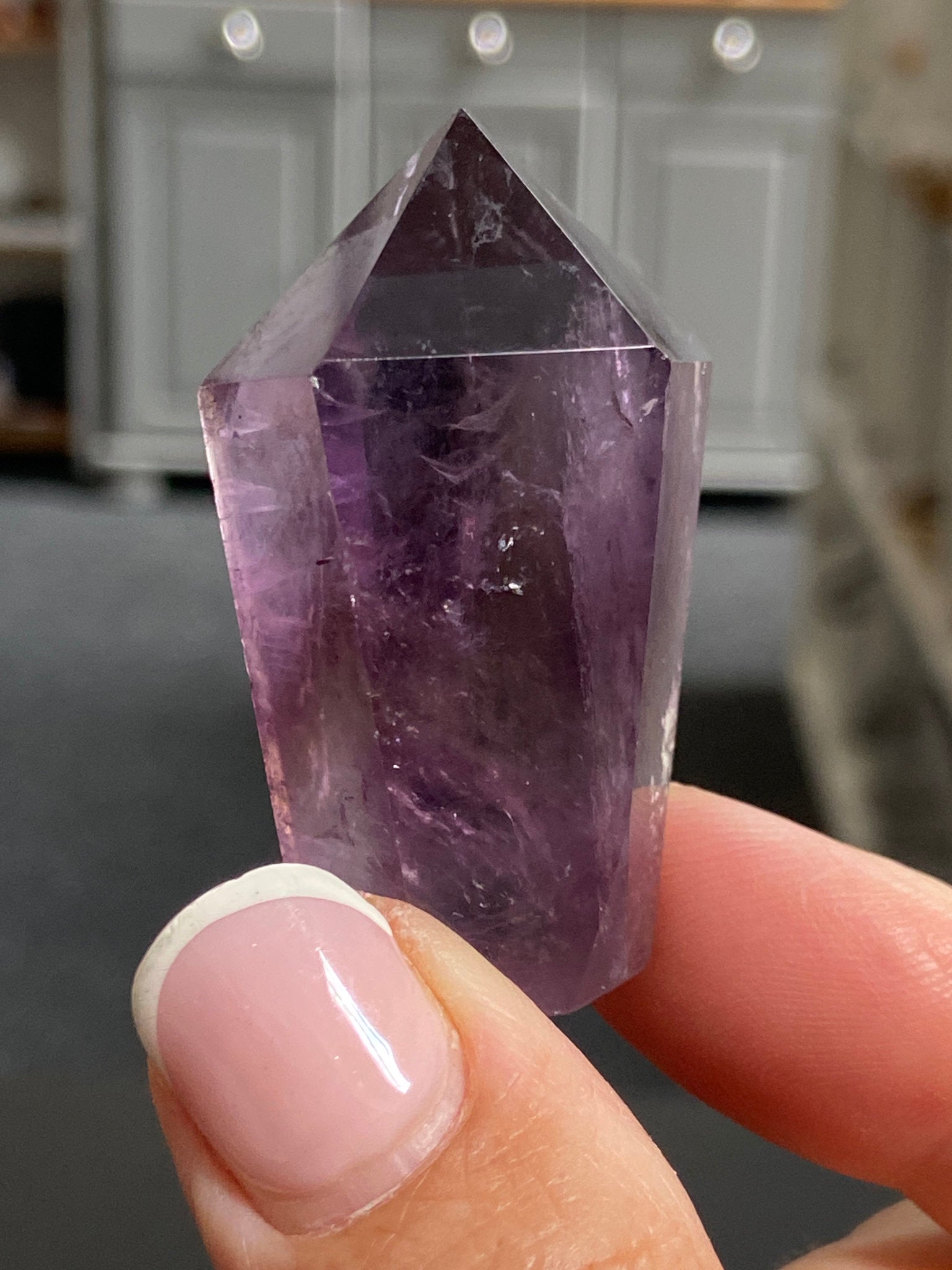 🔮 Smoky Amethyst Phantom Tower – Brazil