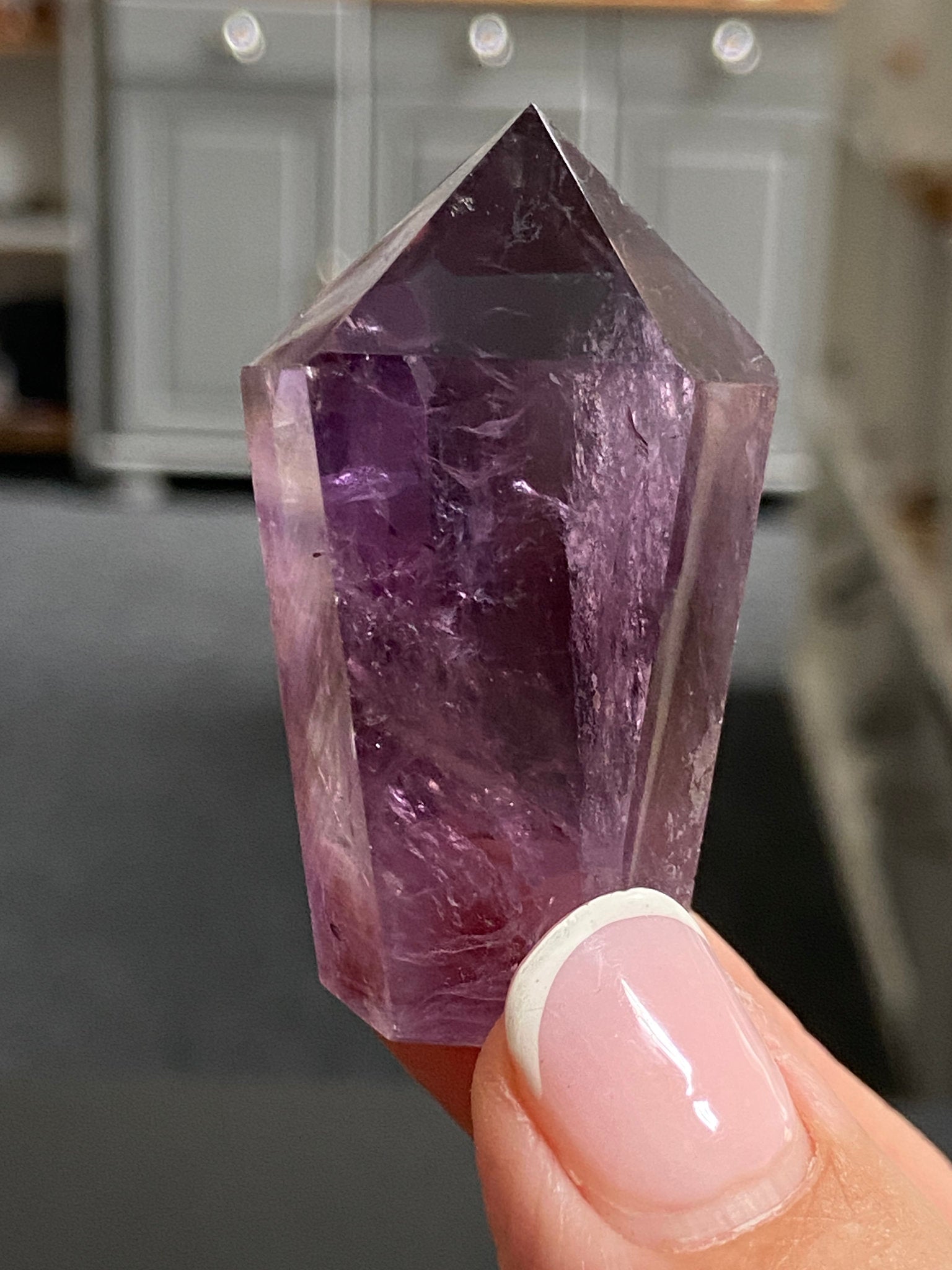 🔮 Smoky Amethyst Phantom Tower – Brazil