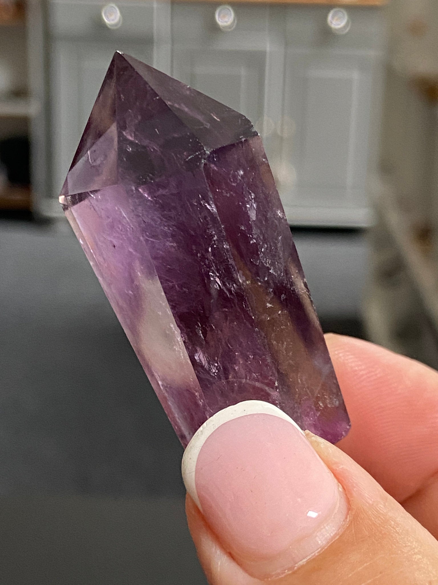 🔮 Smoky Amethyst Phantom Tower – Brazil