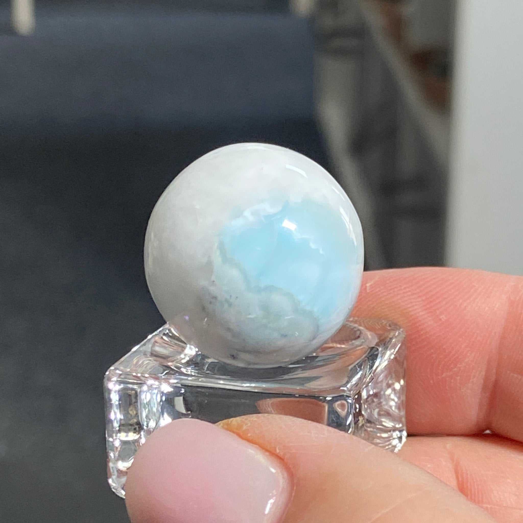 Larimar Sphere – Dominican Republic