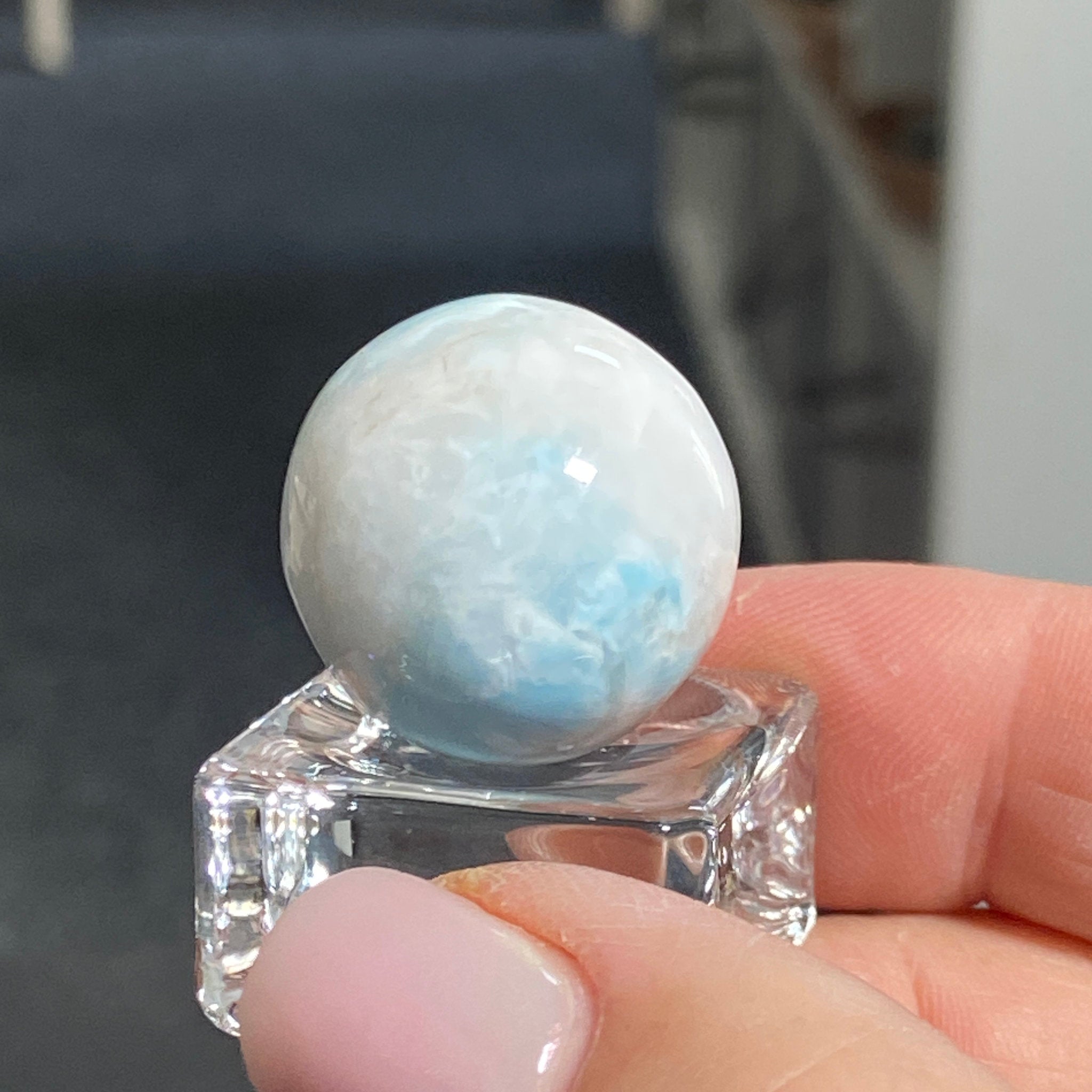 Larimar Sphere – Dominican Republic