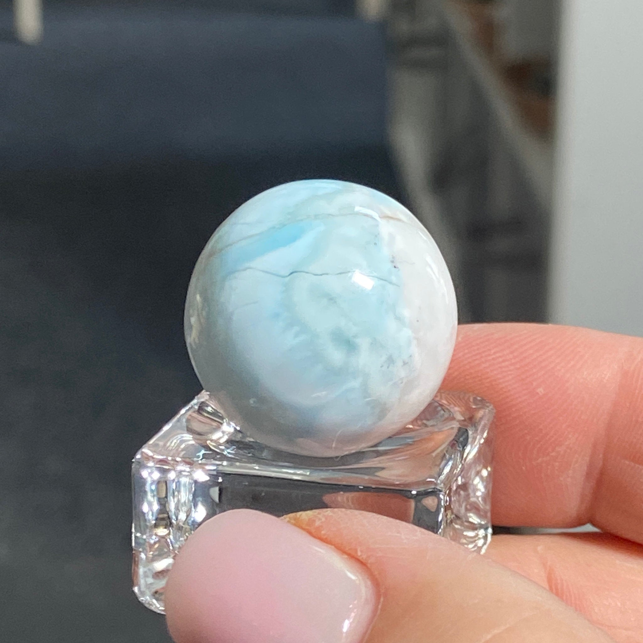 Larimar Sphere – Dominican Republic