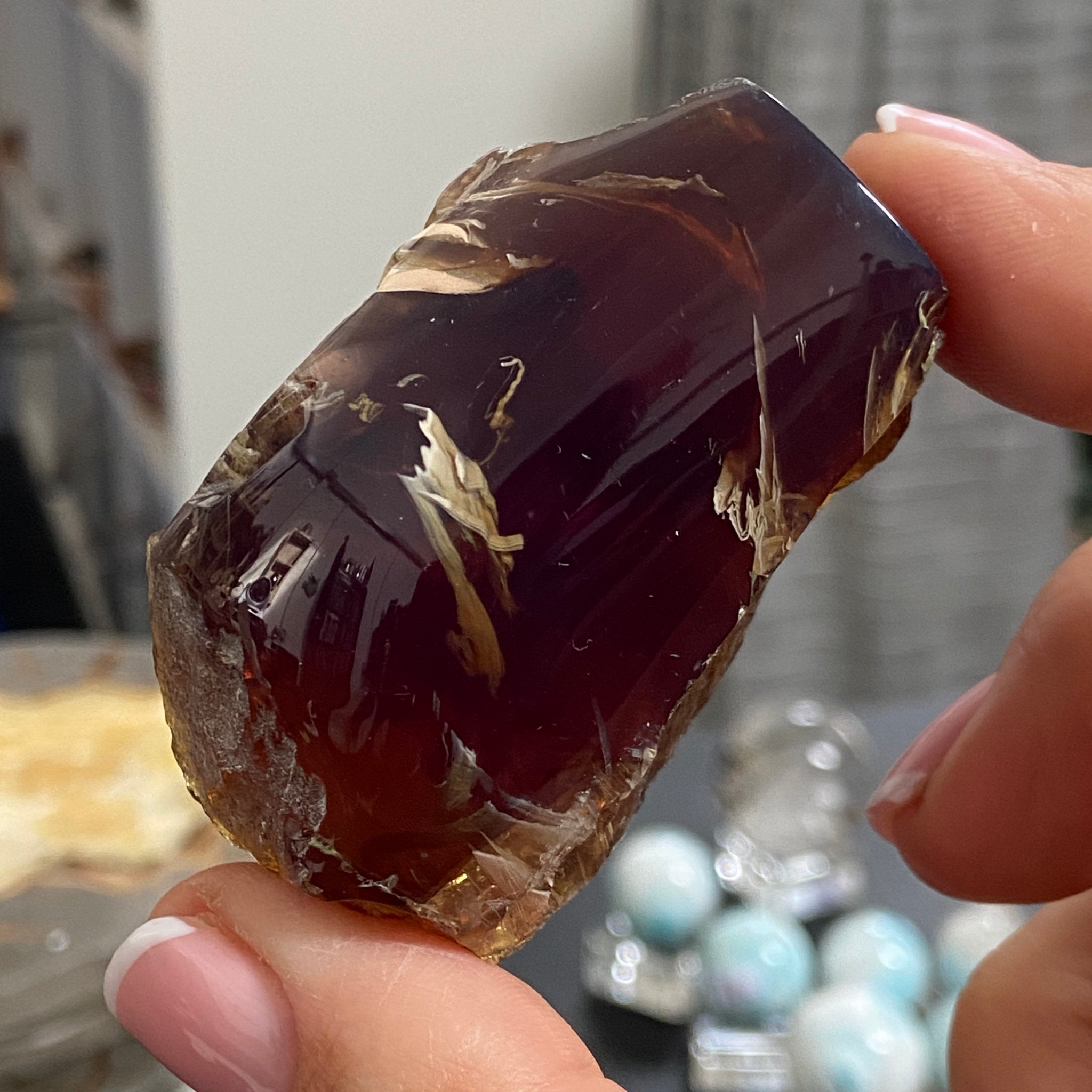 Blue Amber - Sulawesi, Indonesia