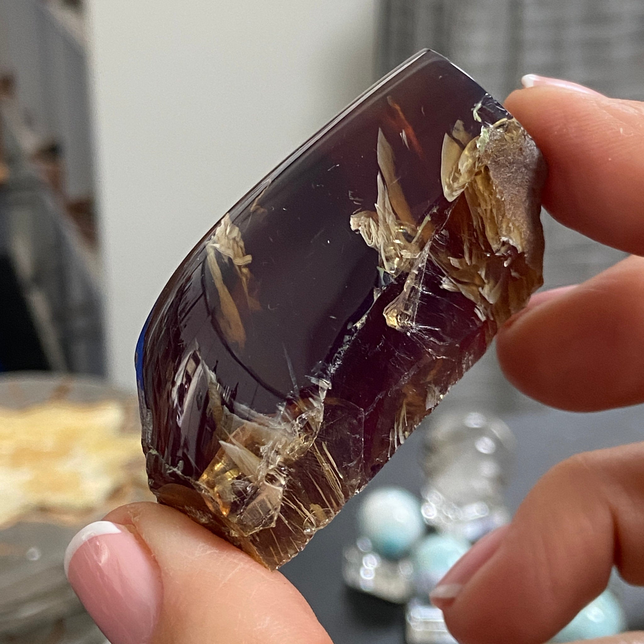Blue Amber - Sulawesi, Indonesia