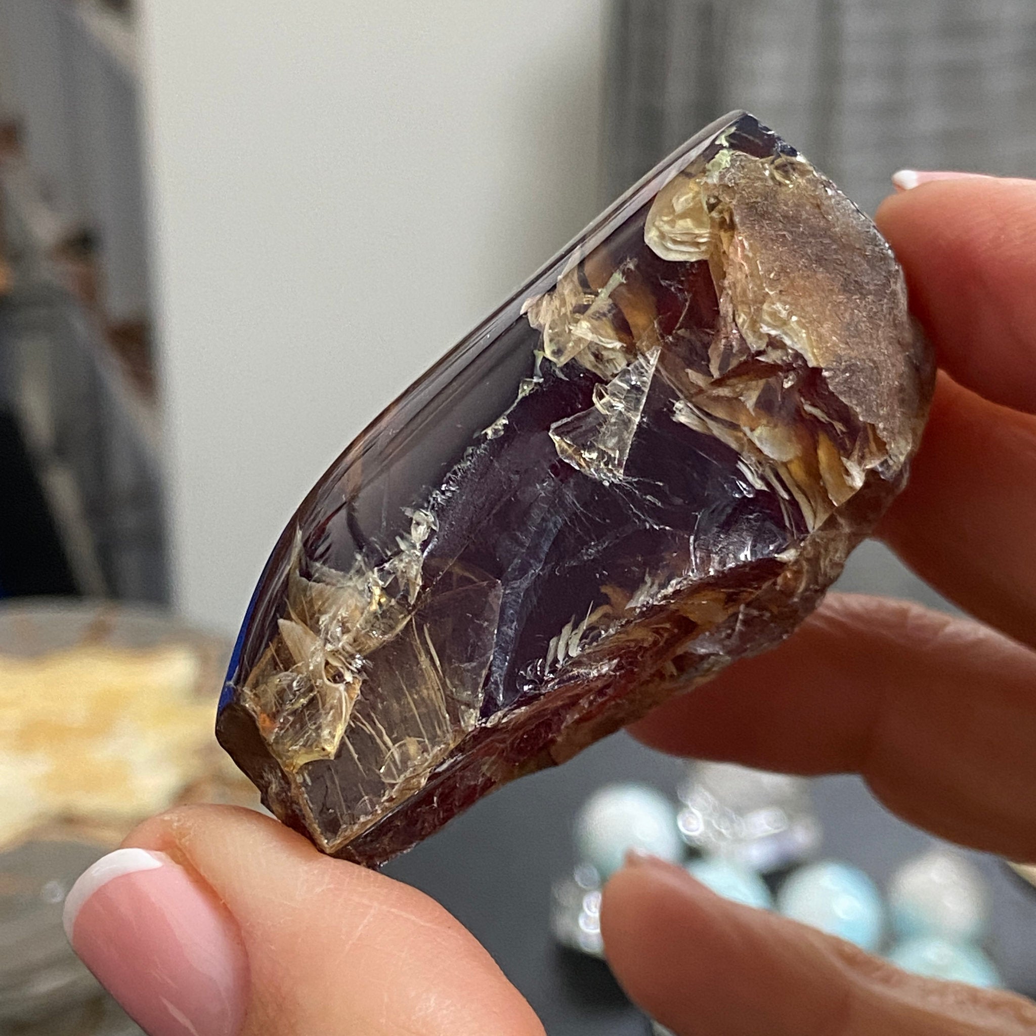 Blue Amber - Sulawesi, Indonesia