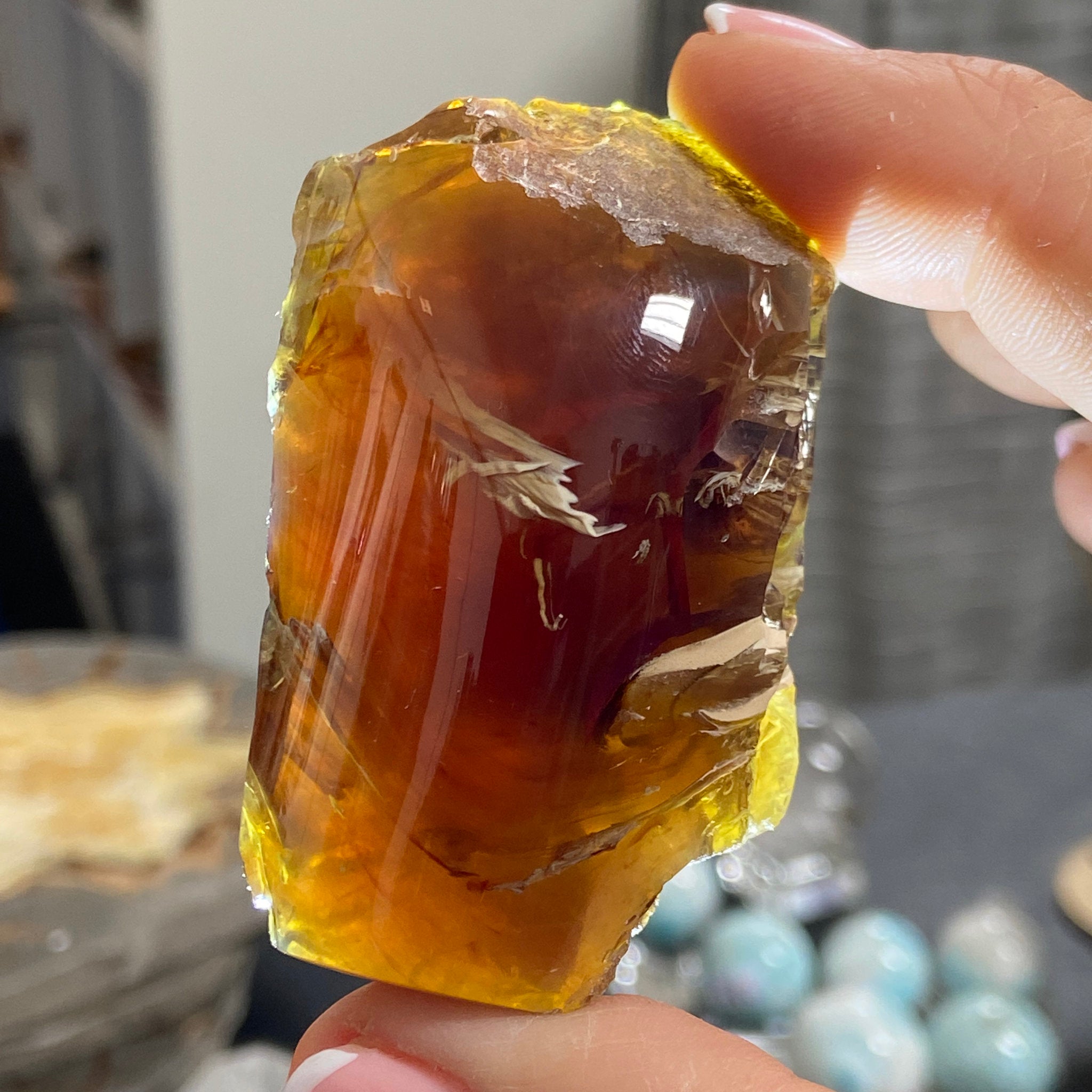 Blue Amber - Sulawesi, Indonesia