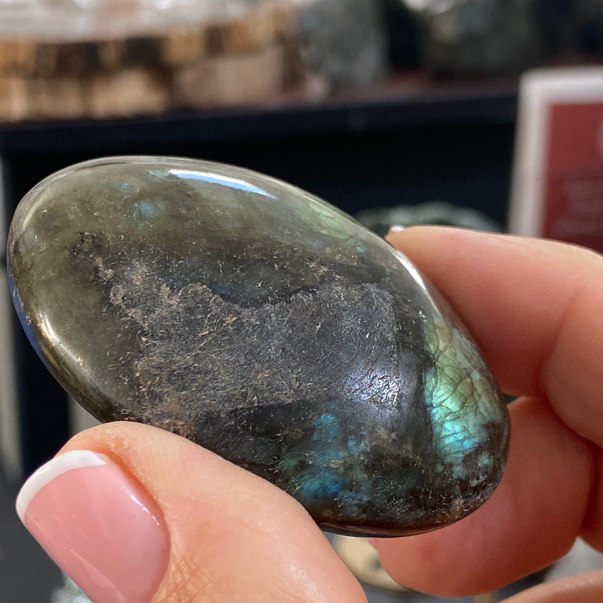 Labradorite Palmstone - Madagascar