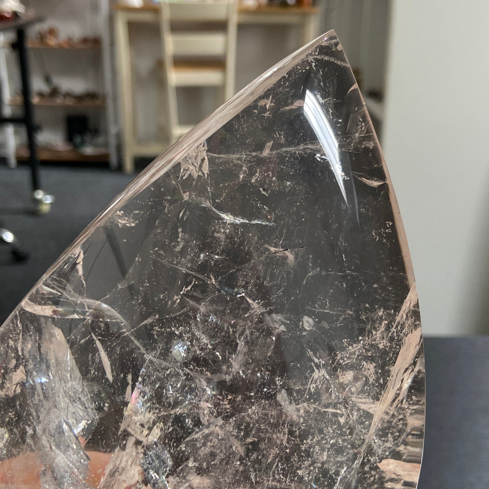 Brazilian Clear Quartz Flame