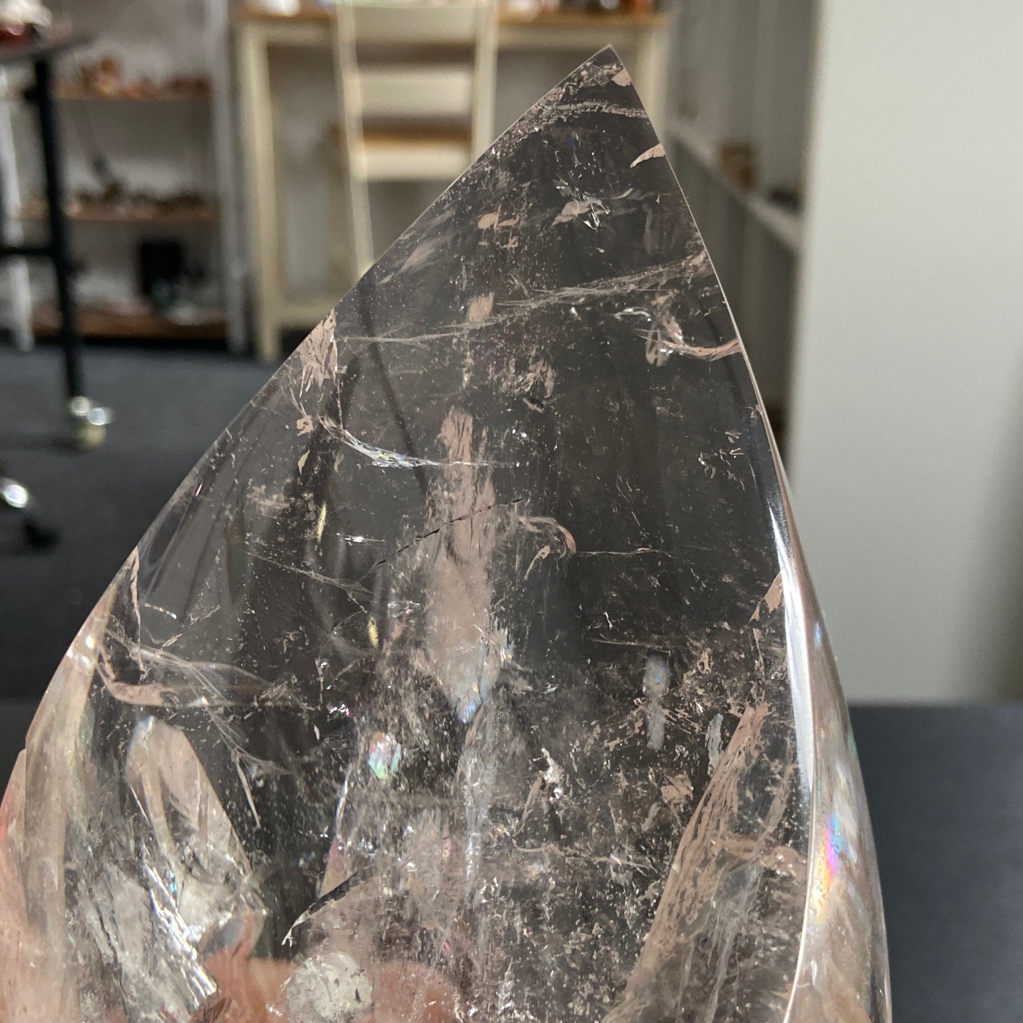 Brazilian Clear Quartz Flame