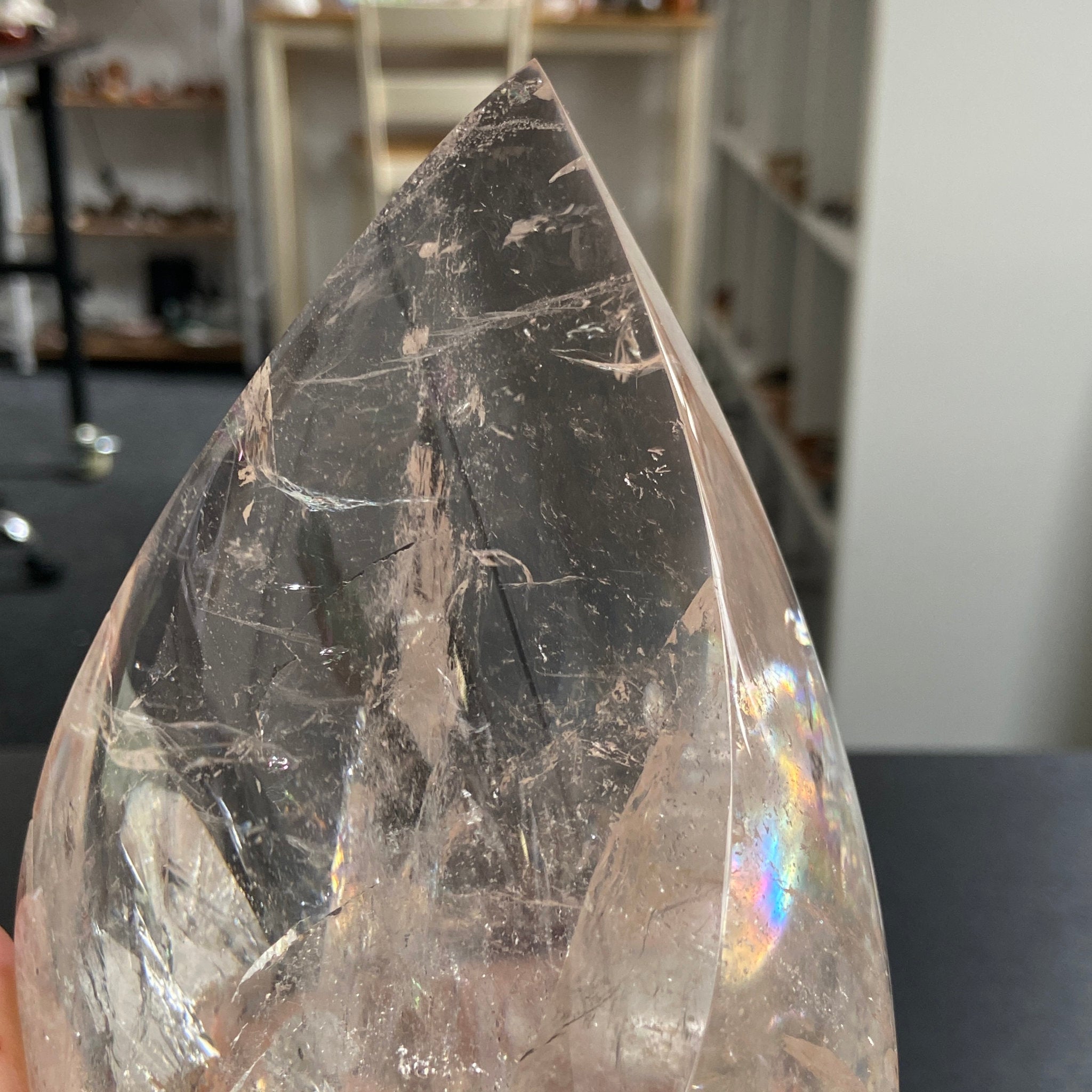 Brazilian Clear Quartz Flame