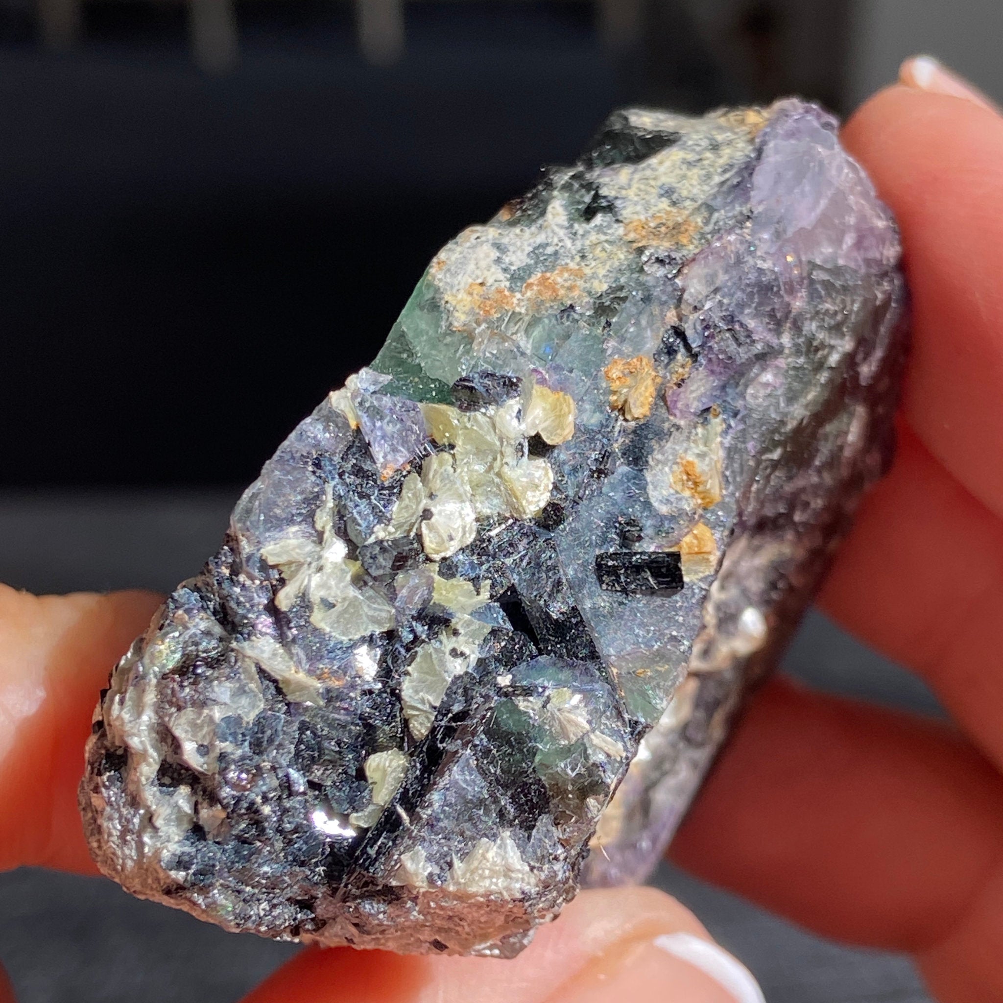 Namibian Fluorite Slice