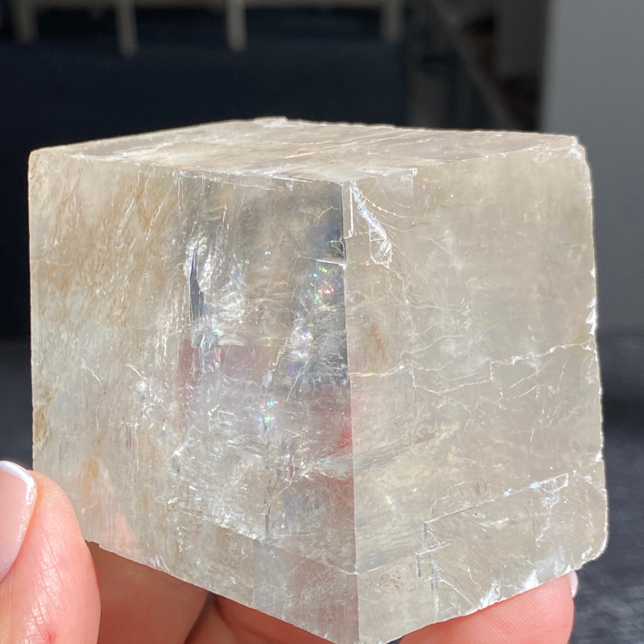 Optical Lemon Calcite – Morocco