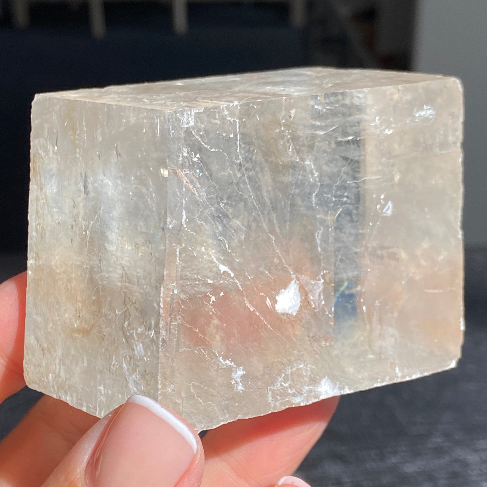 Optical Lemon Calcite – Morocco