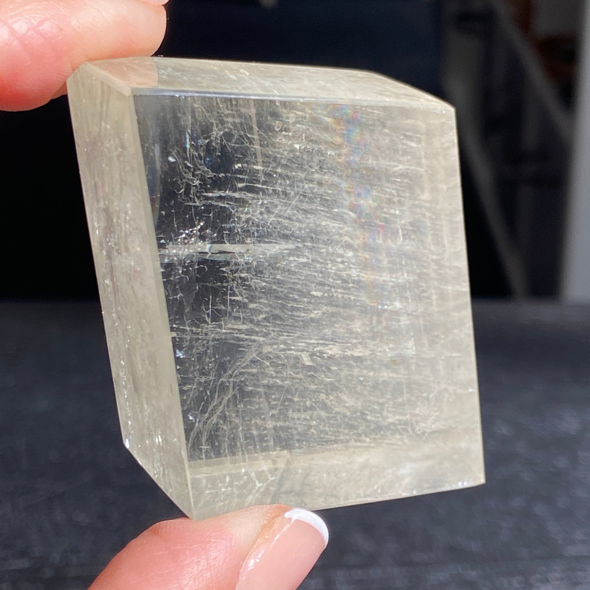 Optical Lemon Calcite Cube – Mexico