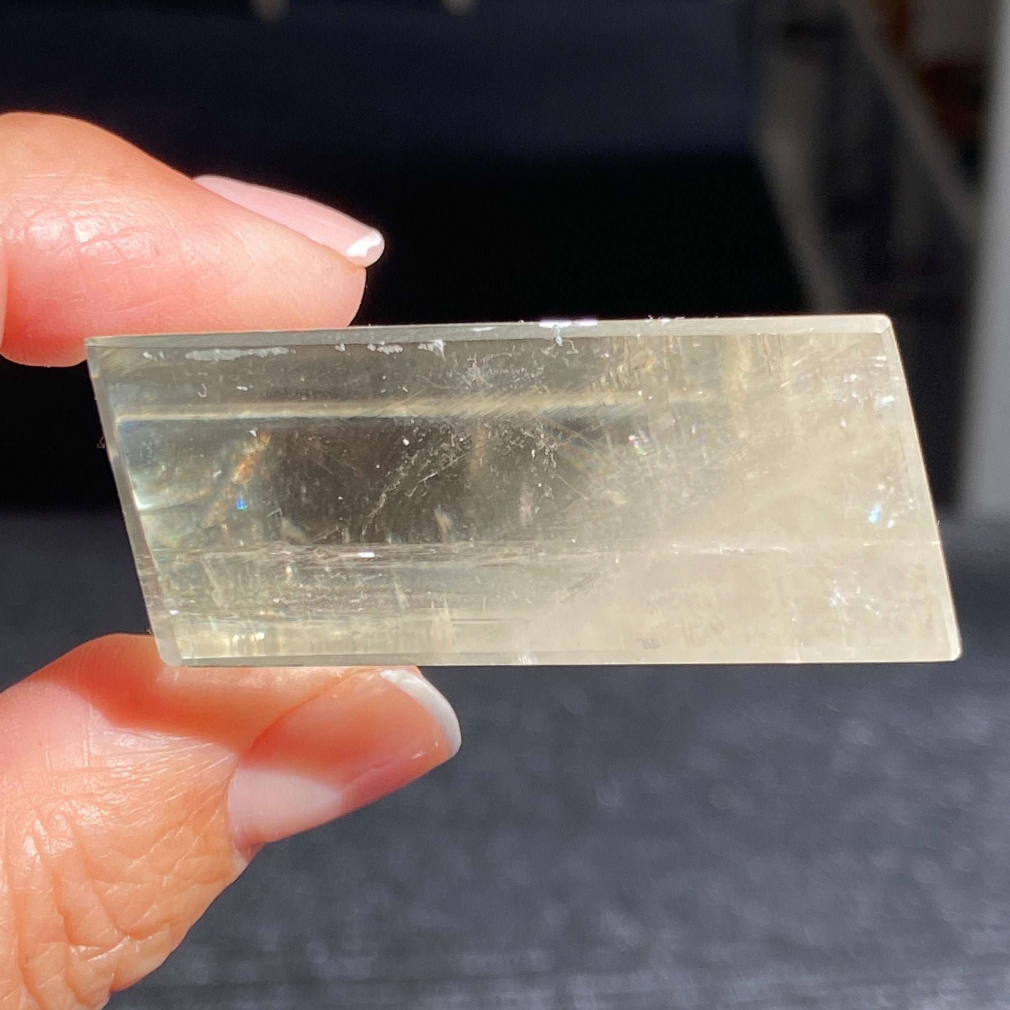 Optical Lemon Calcite Cube – Mexico