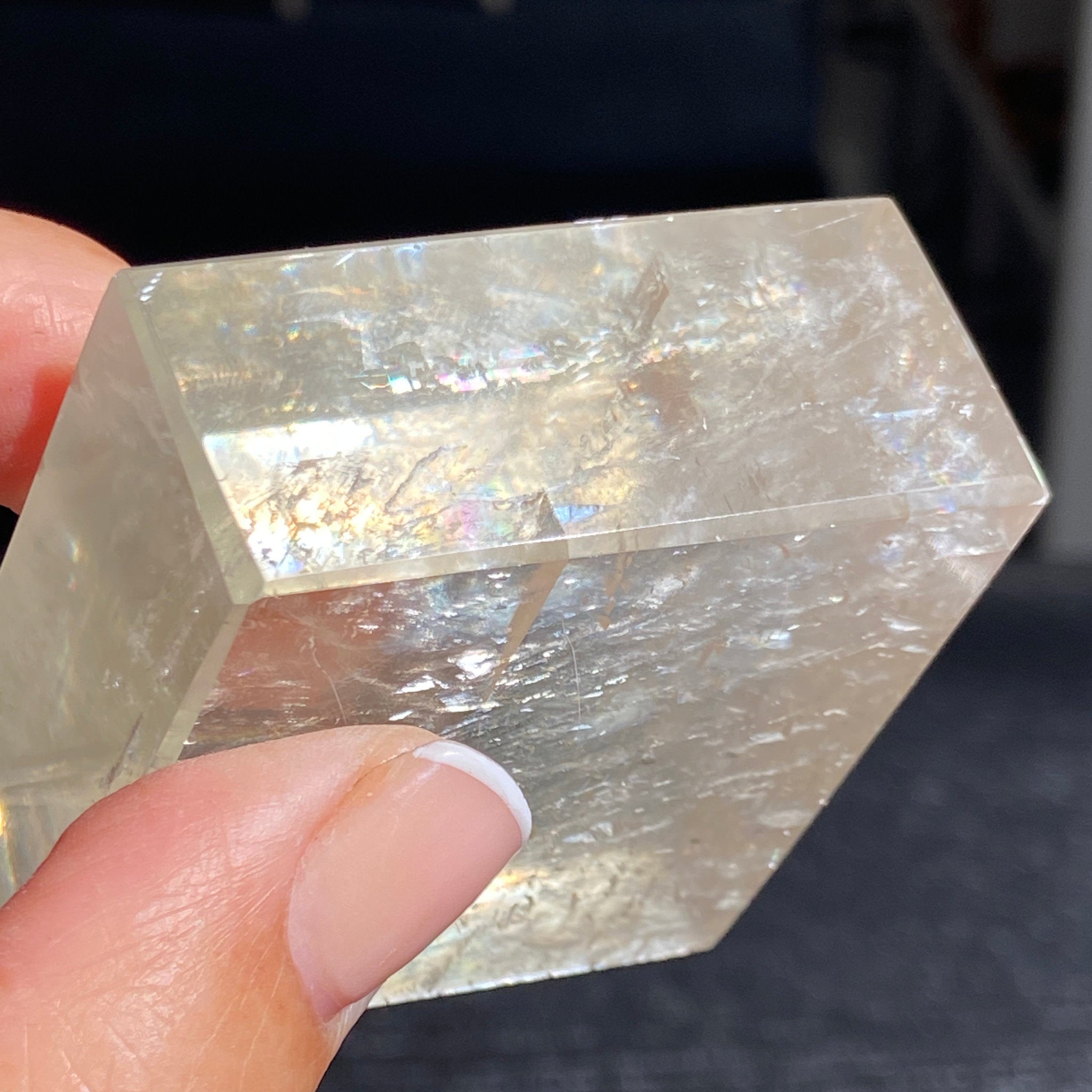 Optical Lemon Calcite Cube – Mexico