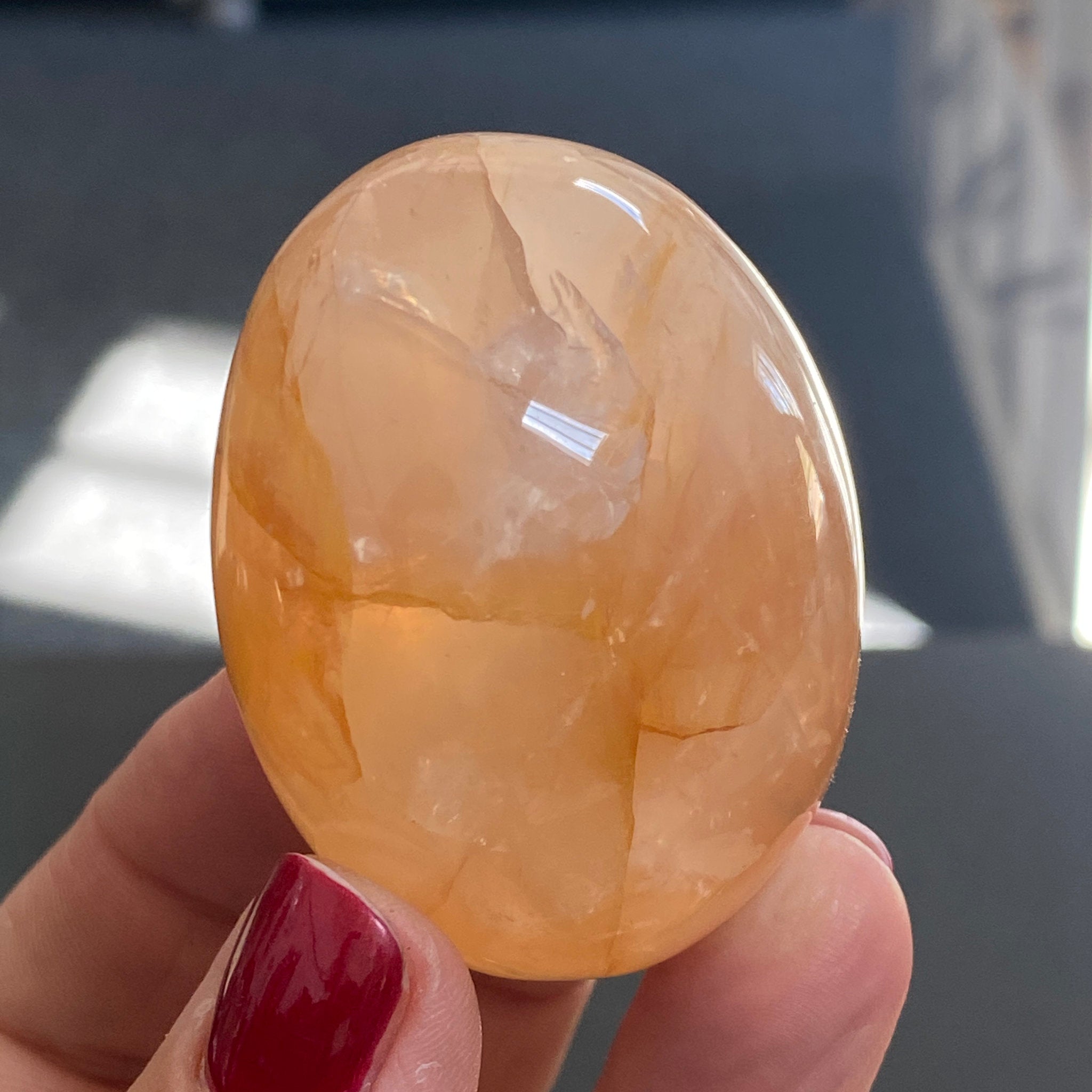 ☀️ Golden Healer Quartz Palmstone