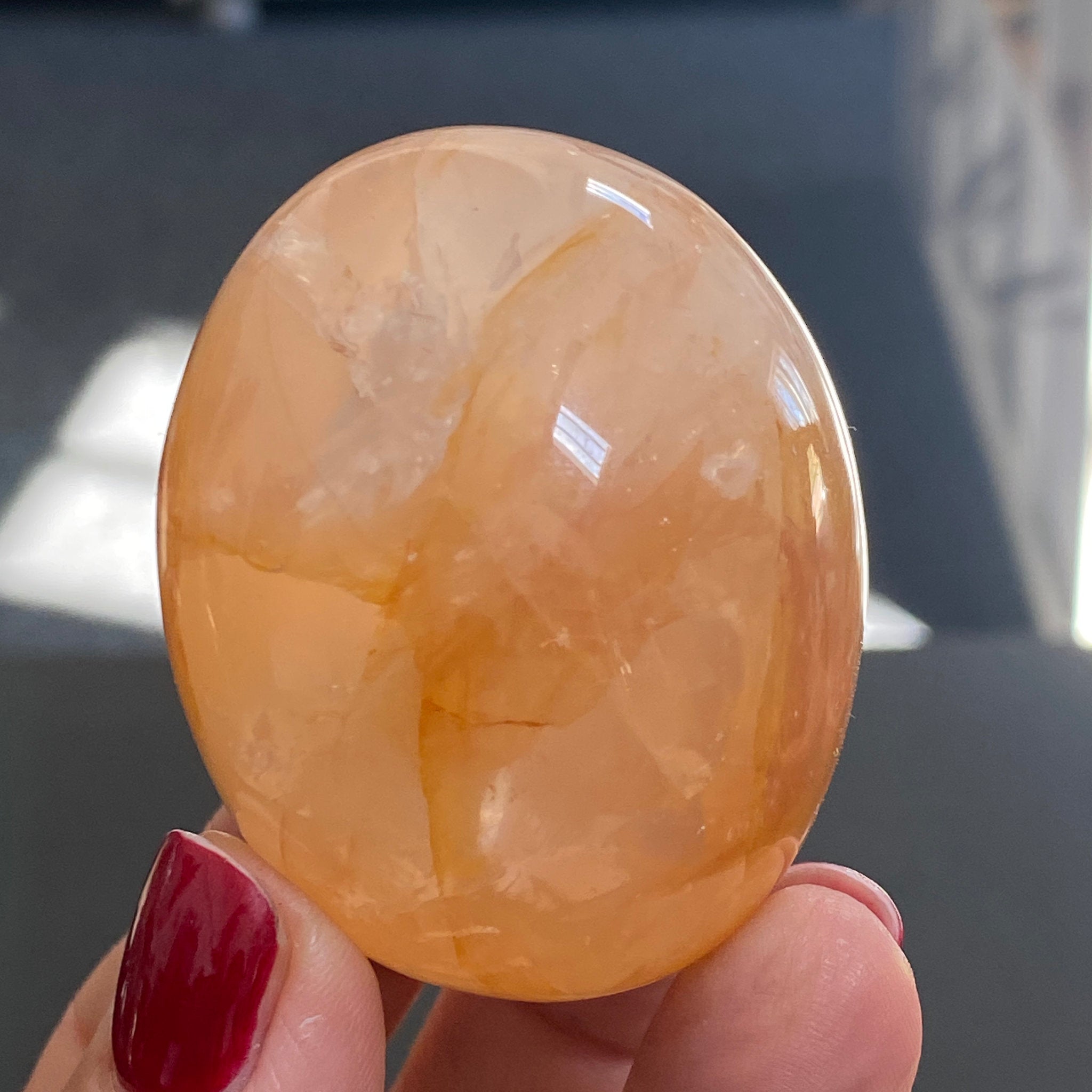 ☀️ Golden Healer Quartz Palmstone