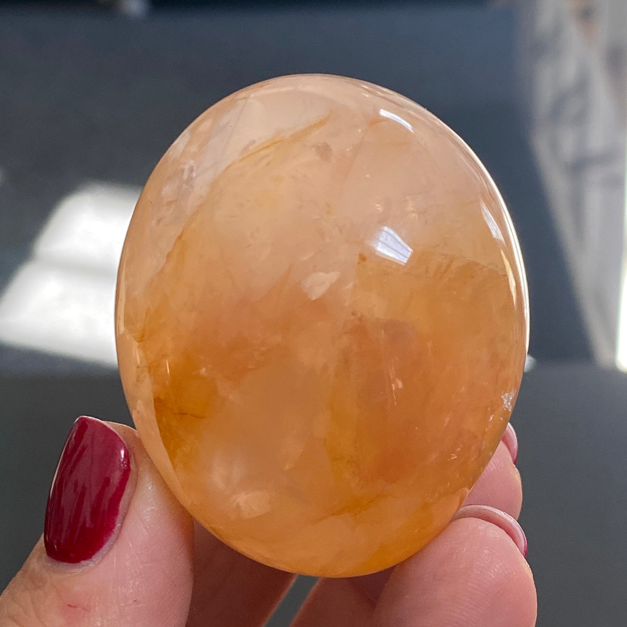 ☀️ Golden Healer Quartz Palmstone