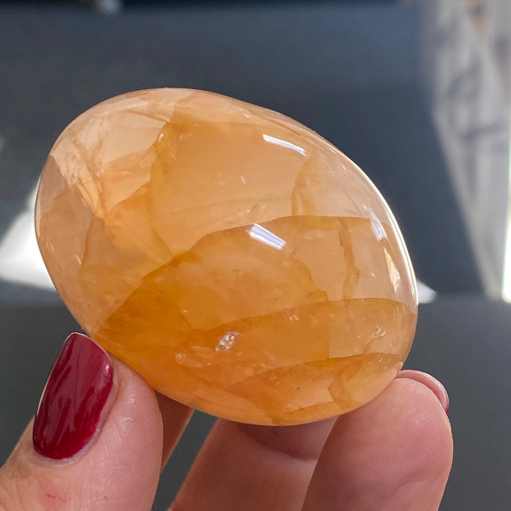 ☀️ Golden Healer Quartz Palmstone