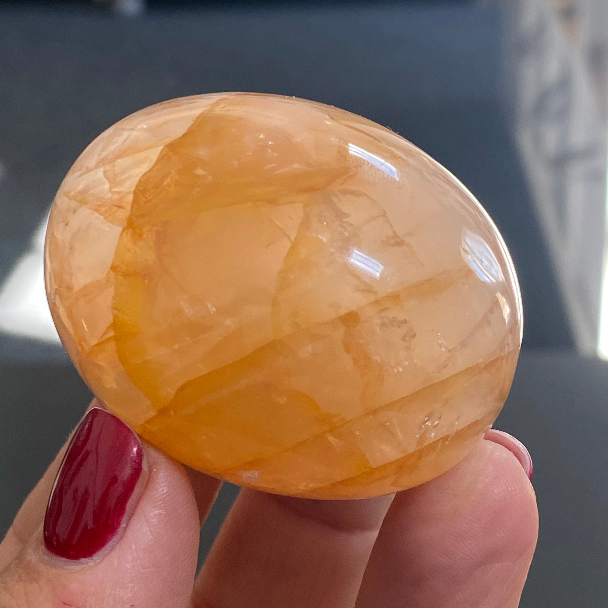 ☀️ Golden Healer Quartz Palmstone