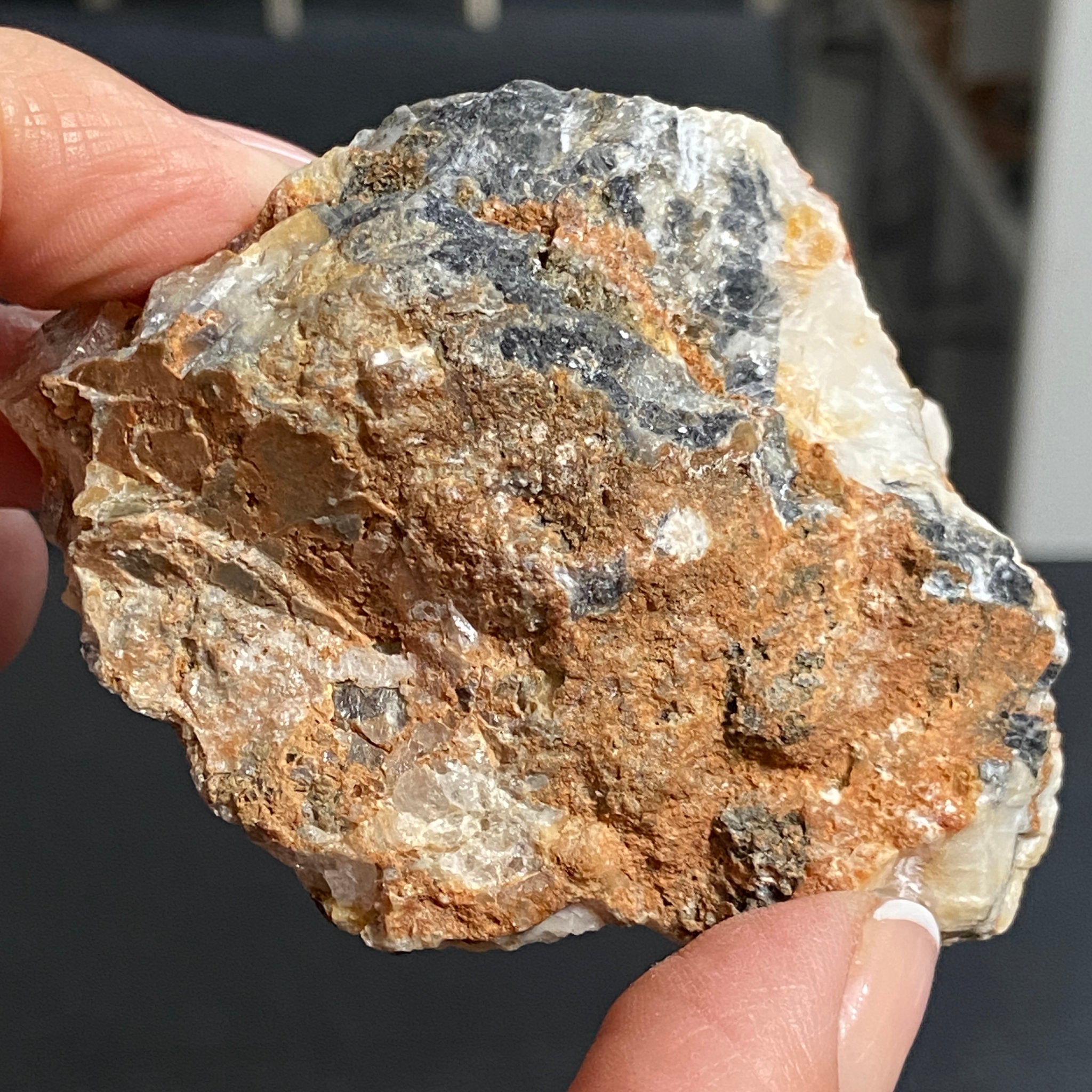 Terminated Gold Topaz in Matrix – Brazil