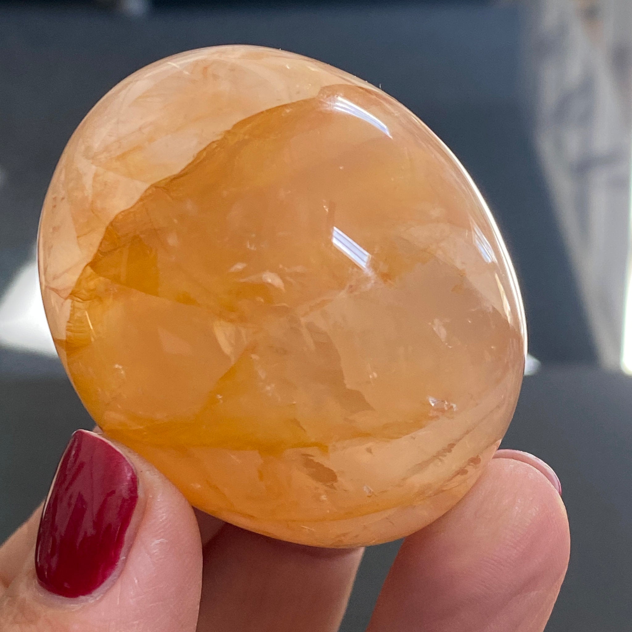 ☀️ Golden Healer Quartz Palmstone