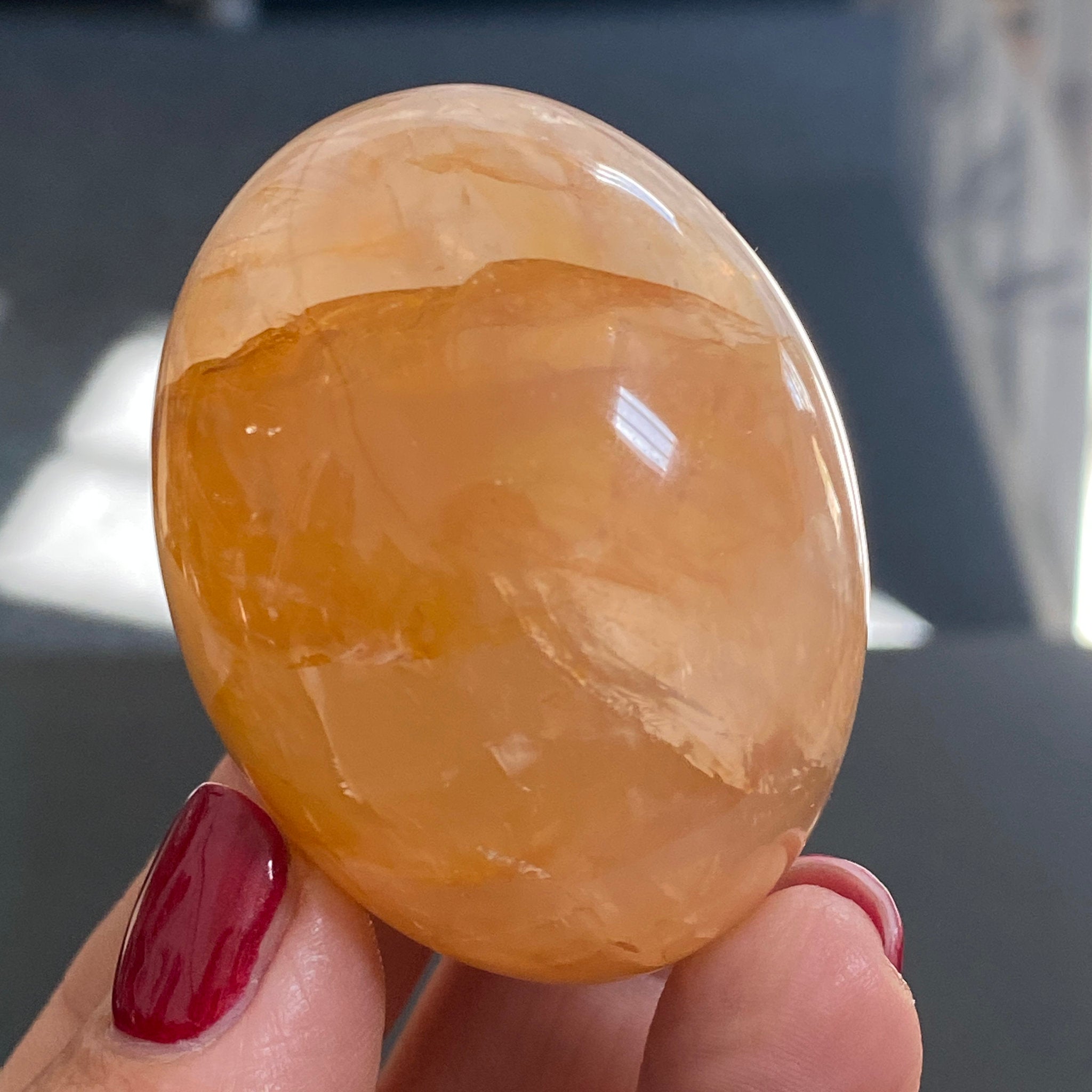 ☀️ Golden Healer Quartz Palmstone