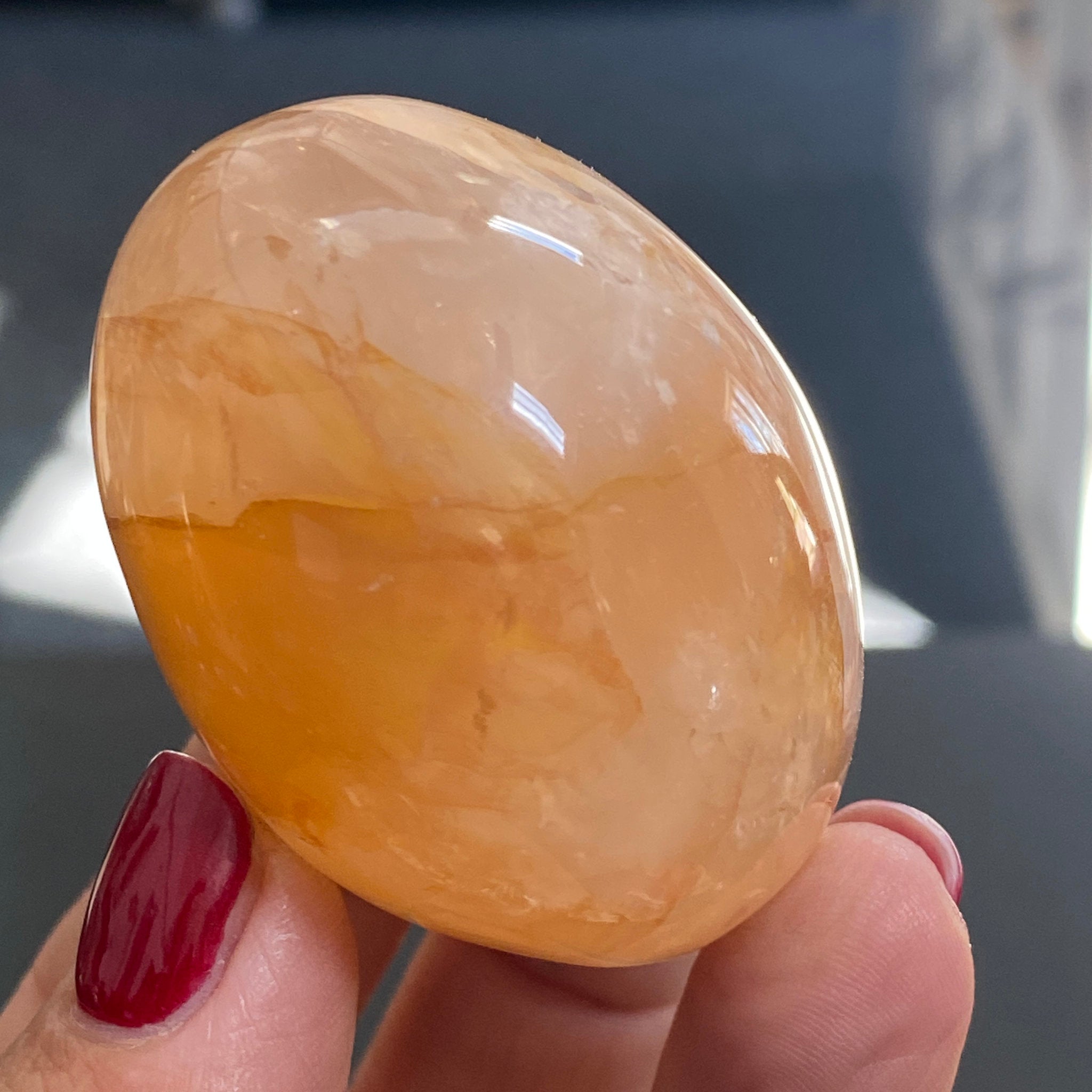 ☀️ Golden Healer Quartz Palmstone