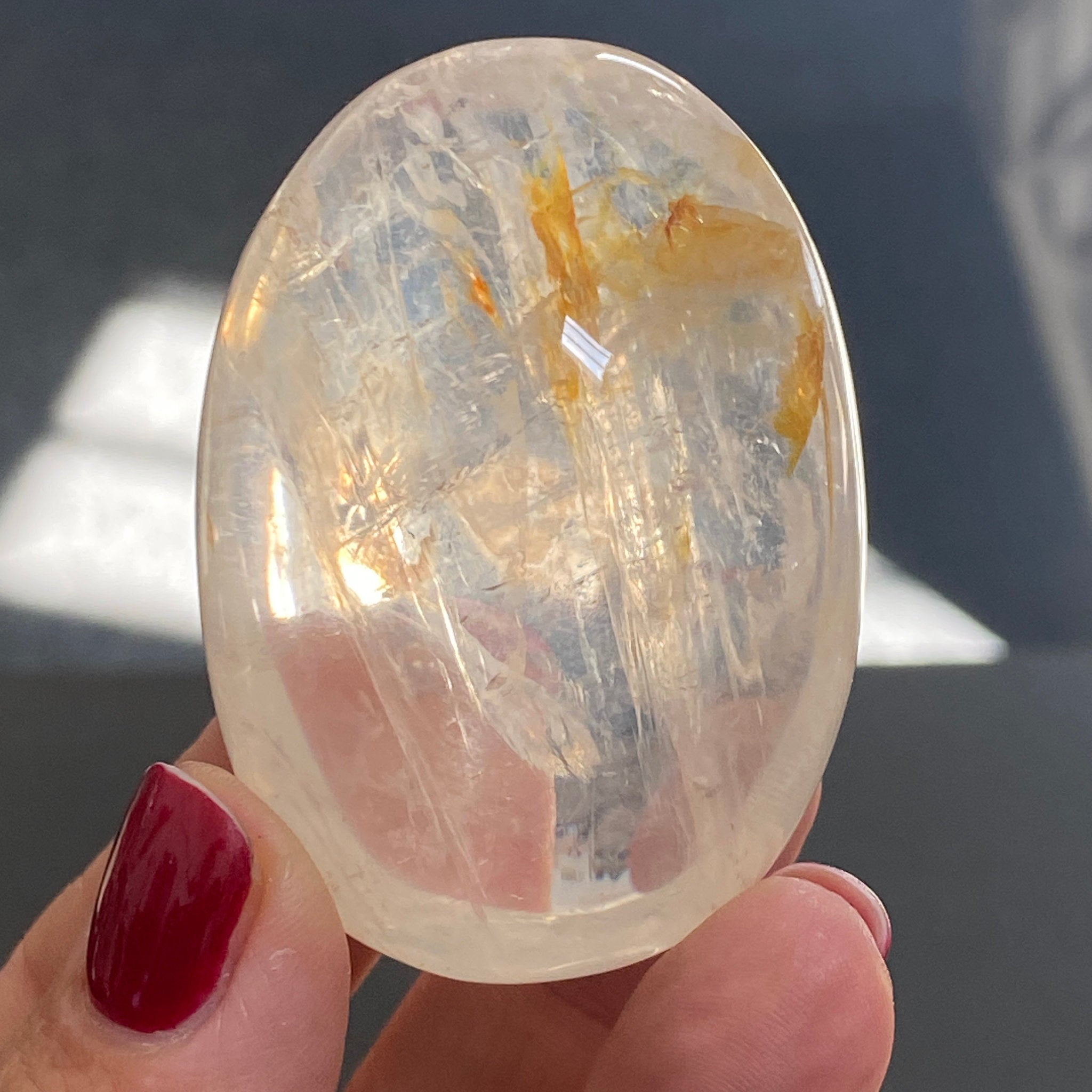 ☀️ Golden Healer Quartz Palmstone