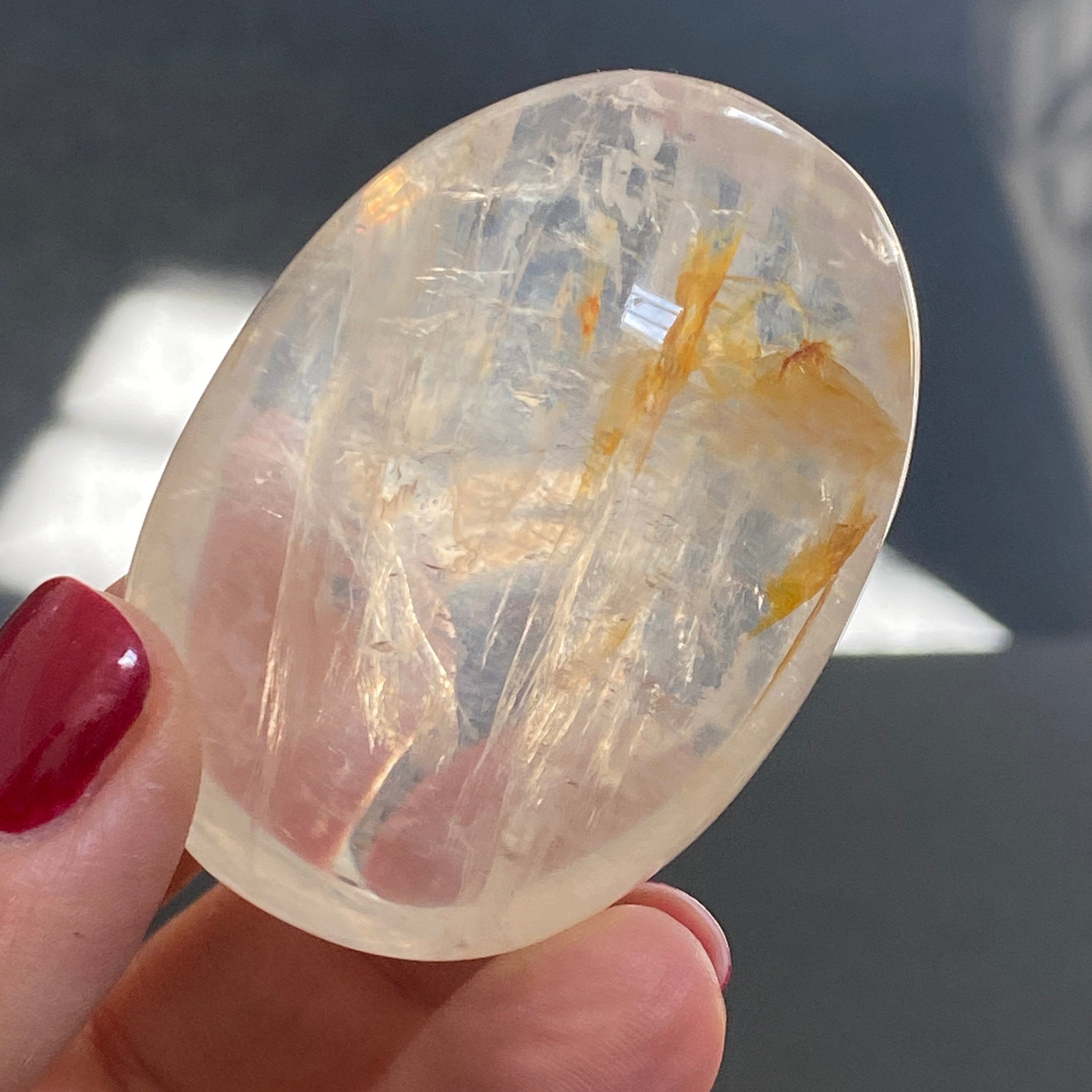 ☀️ Golden Healer Quartz Palmstone