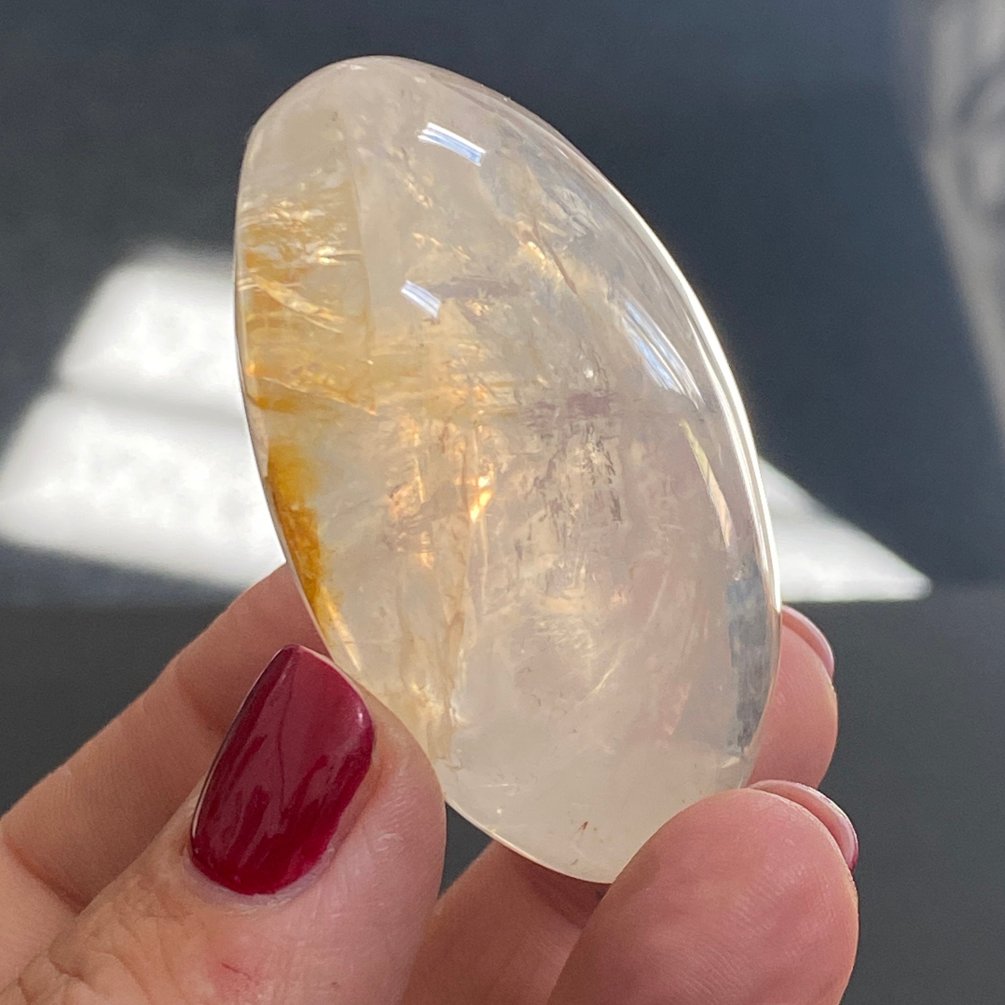 ☀️ Golden Healer Quartz Palmstone