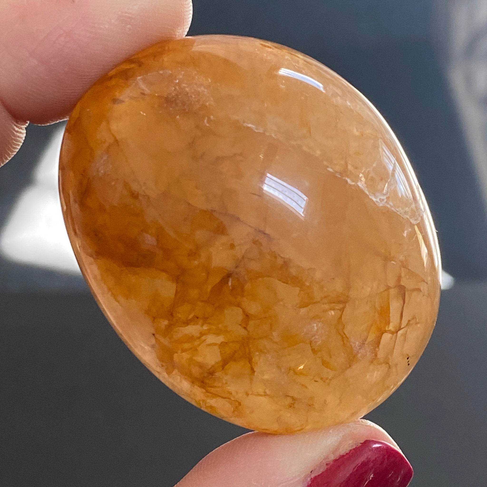 ☀️ Golden Healer Quartz Palmstone