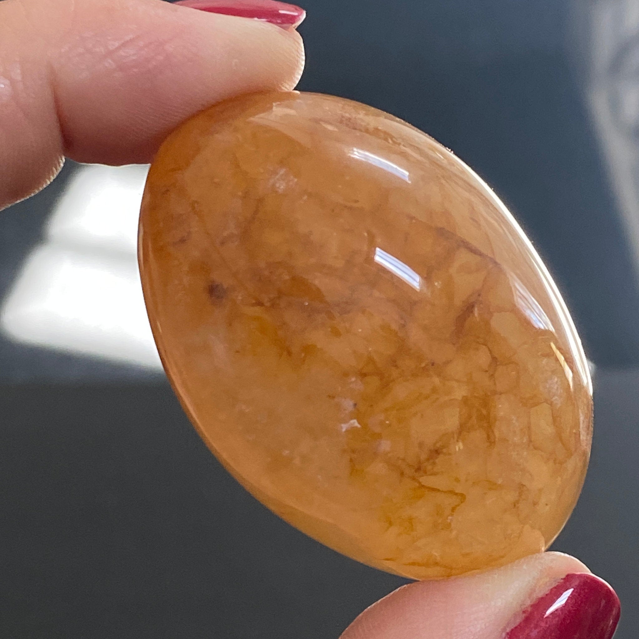 ☀️ Golden Healer Quartz Palmstone