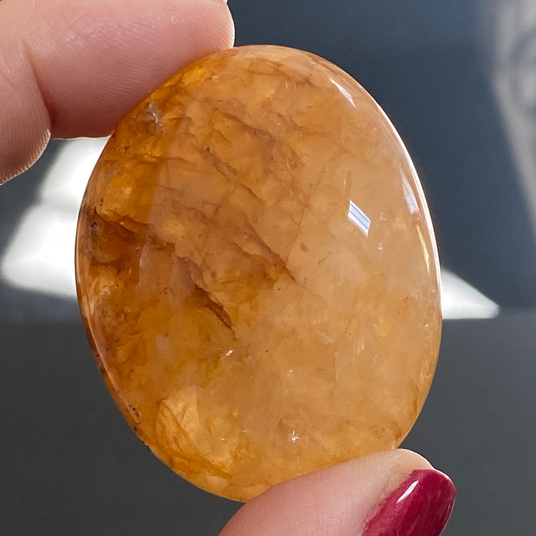 ☀️ Golden Healer Quartz Palmstone