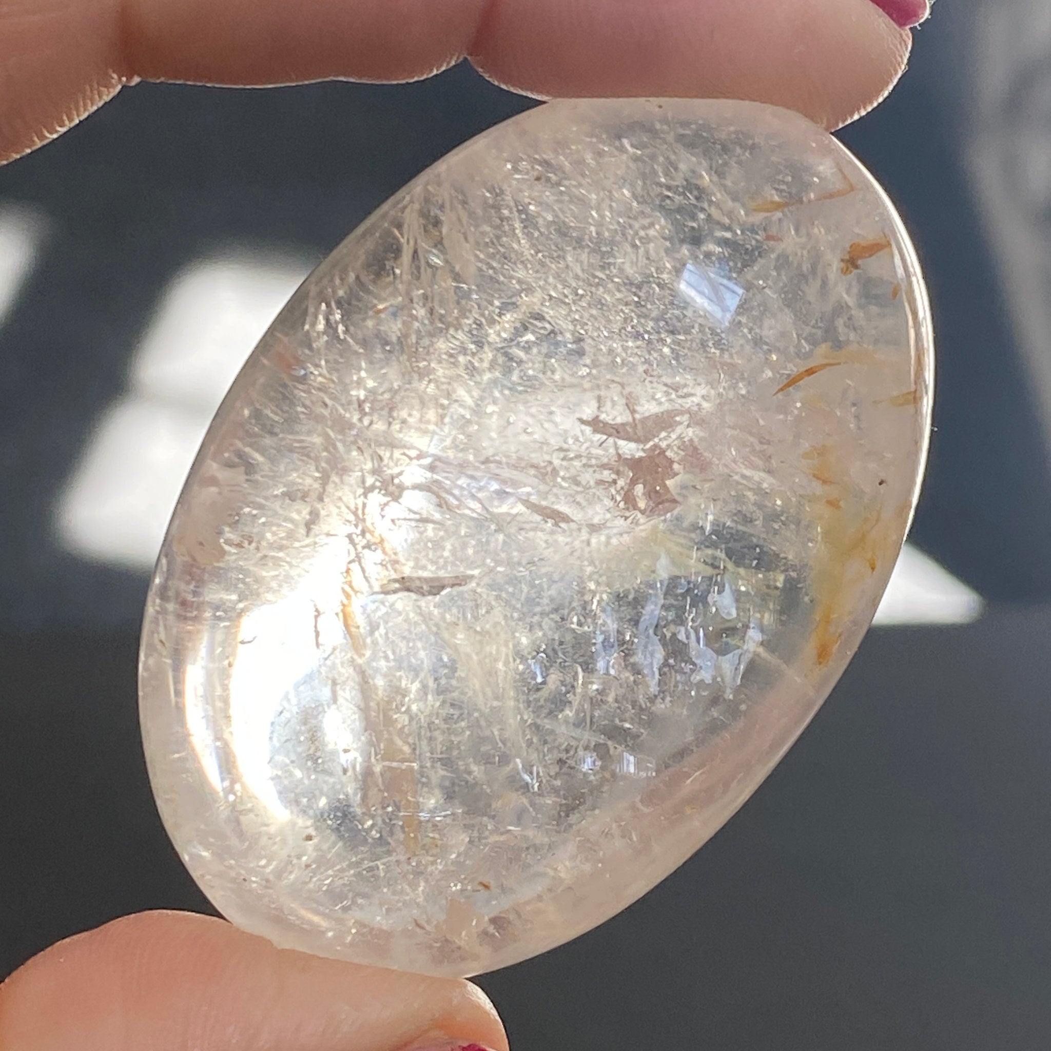 ☀️ Golden Healer Quartz Palmstone