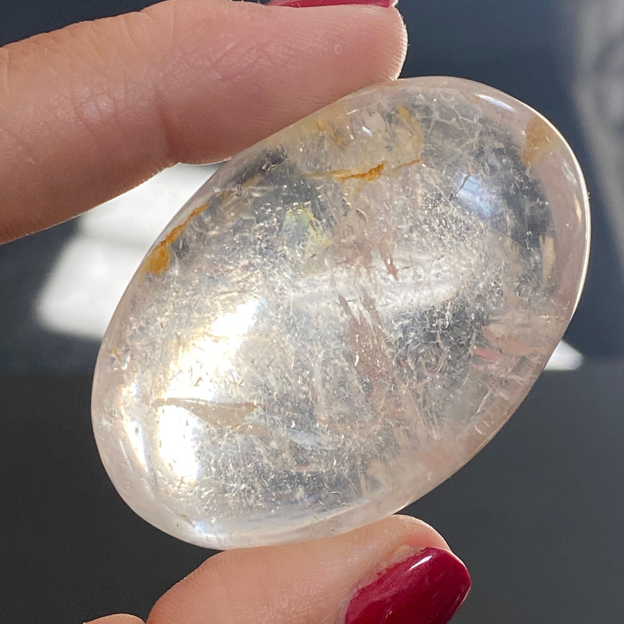 ☀️ Golden Healer Quartz Palmstone