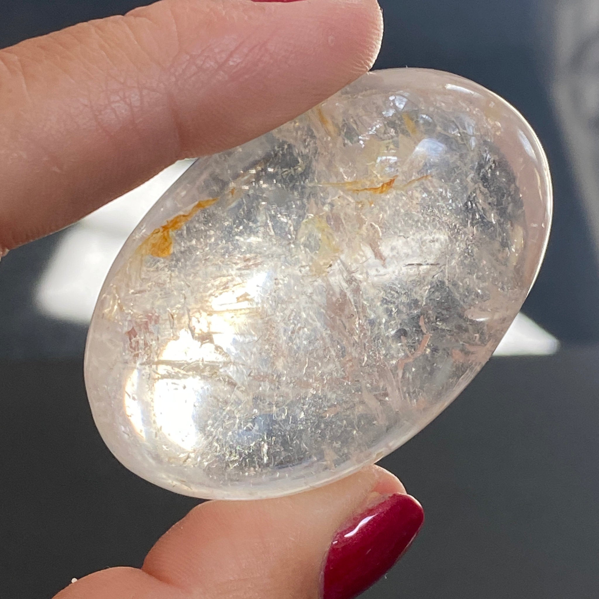 ☀️ Golden Healer Quartz Palmstone