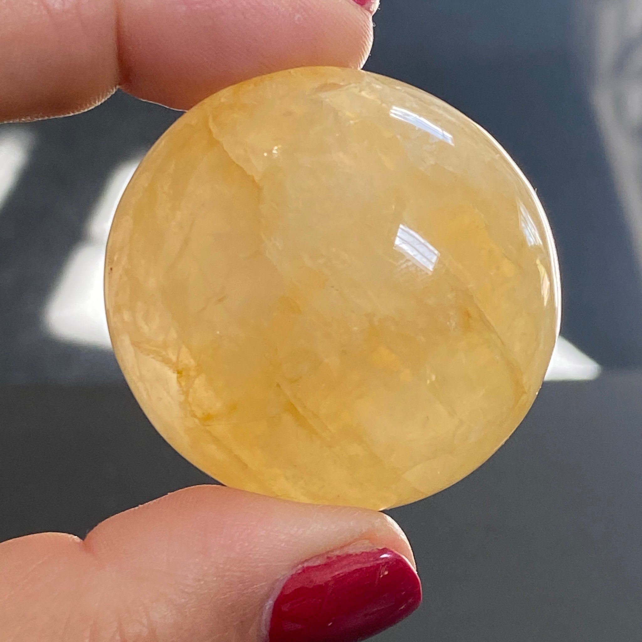 ☀️ Golden Healer Quartz Palmstone