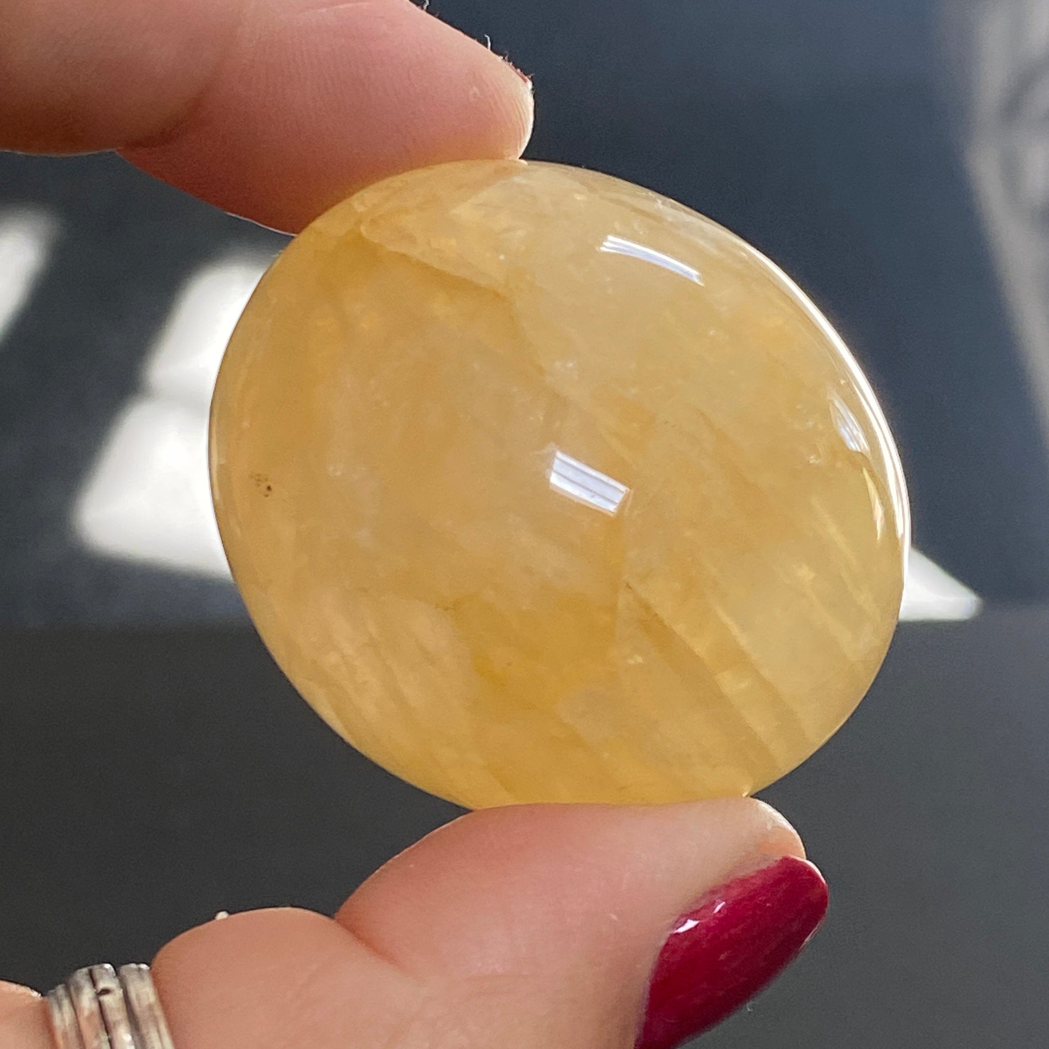 ☀️ Golden Healer Quartz Palmstone